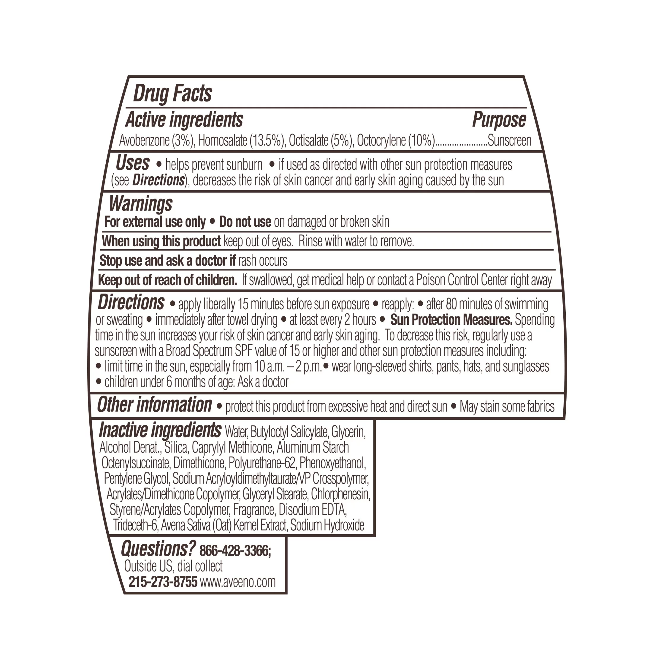 Aveeno Protect + Hydrate Body Sunscreen Lotion, SPF 60, 12.0 fl. oz