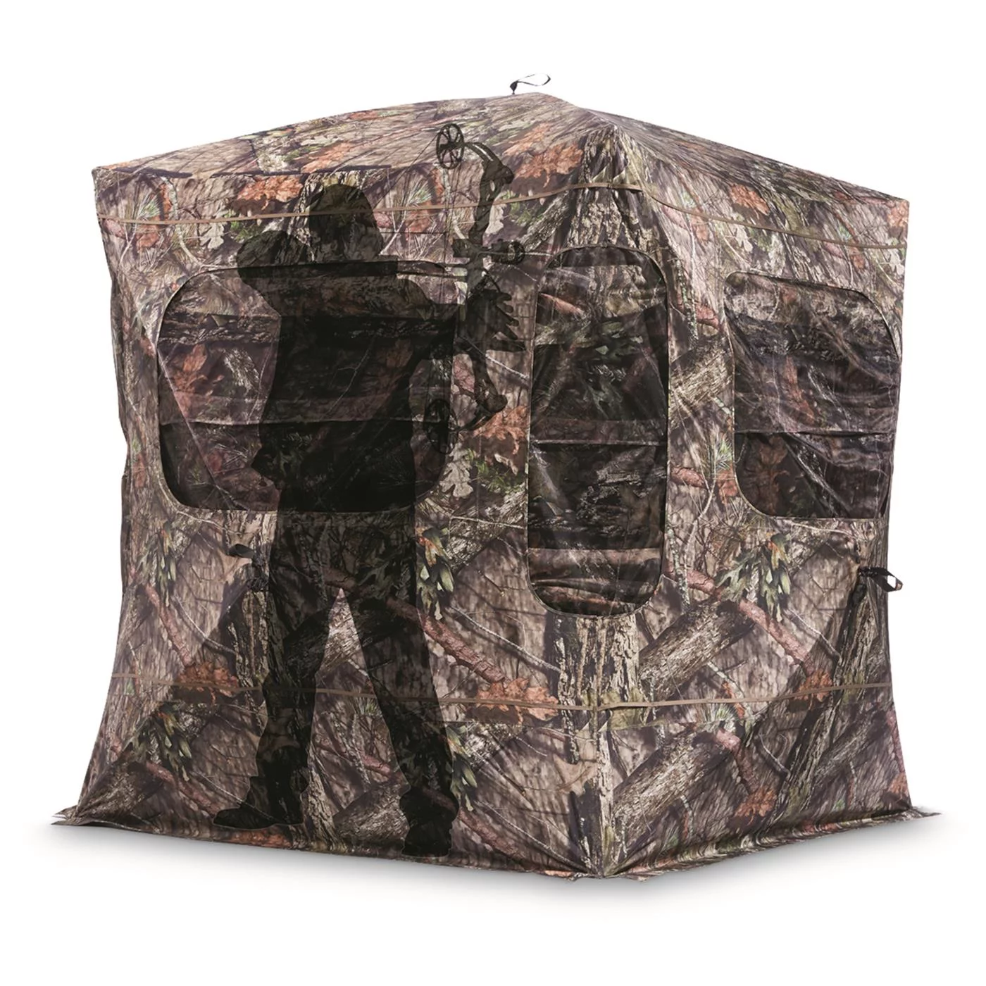 Guide Gear Field General 4-Star Hunting Ground Blind, 1 Man Person Tent, Turkey, Duck, Deer Hunting Gear Equipment Accessories