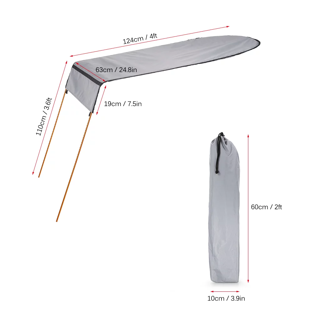Kayak Boat Canoe Sun Shade Canopy for Single Person