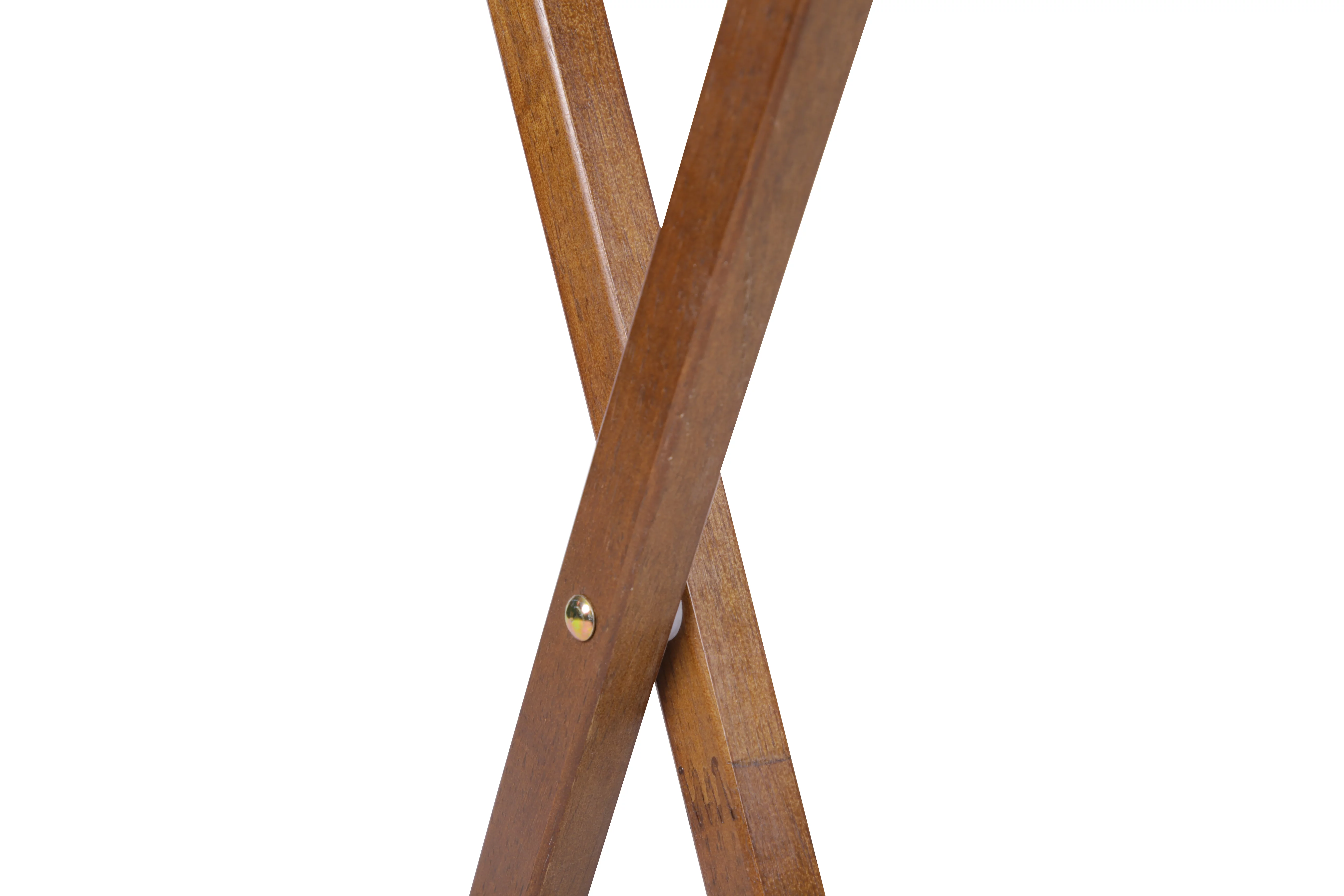 Mainstays Indoor Single Folding TV Tray Table Set of 2 in Walnut L19 x W15 x H26inches.