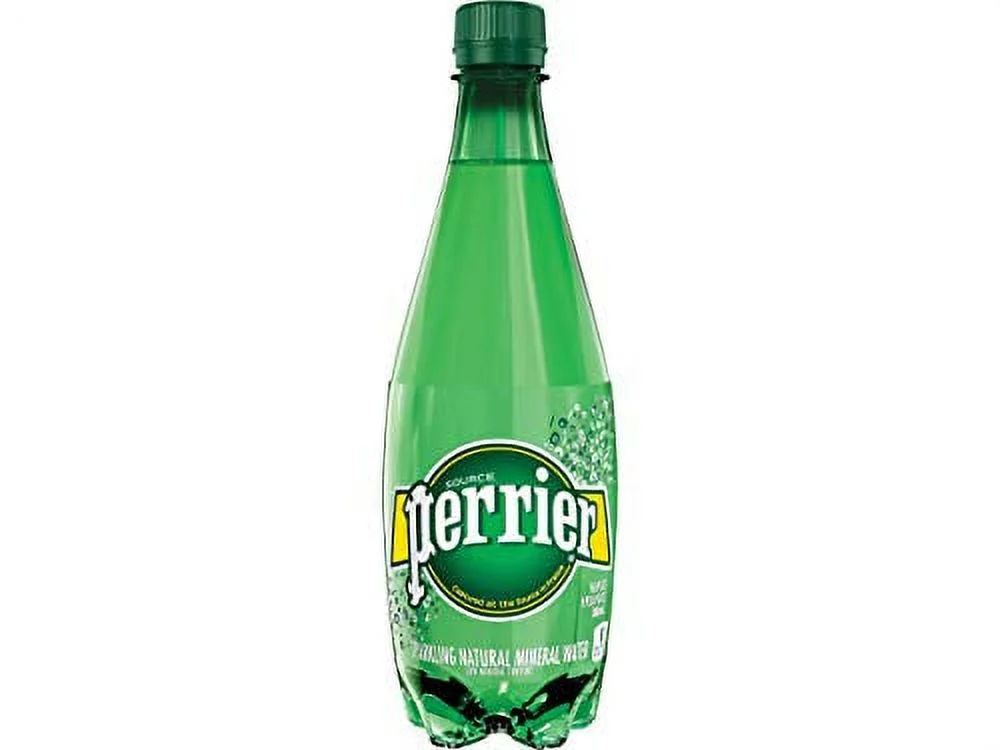 Perrier Mineral Water, .5 Liter, Portable Plastic Bottles, 24/CT, GN