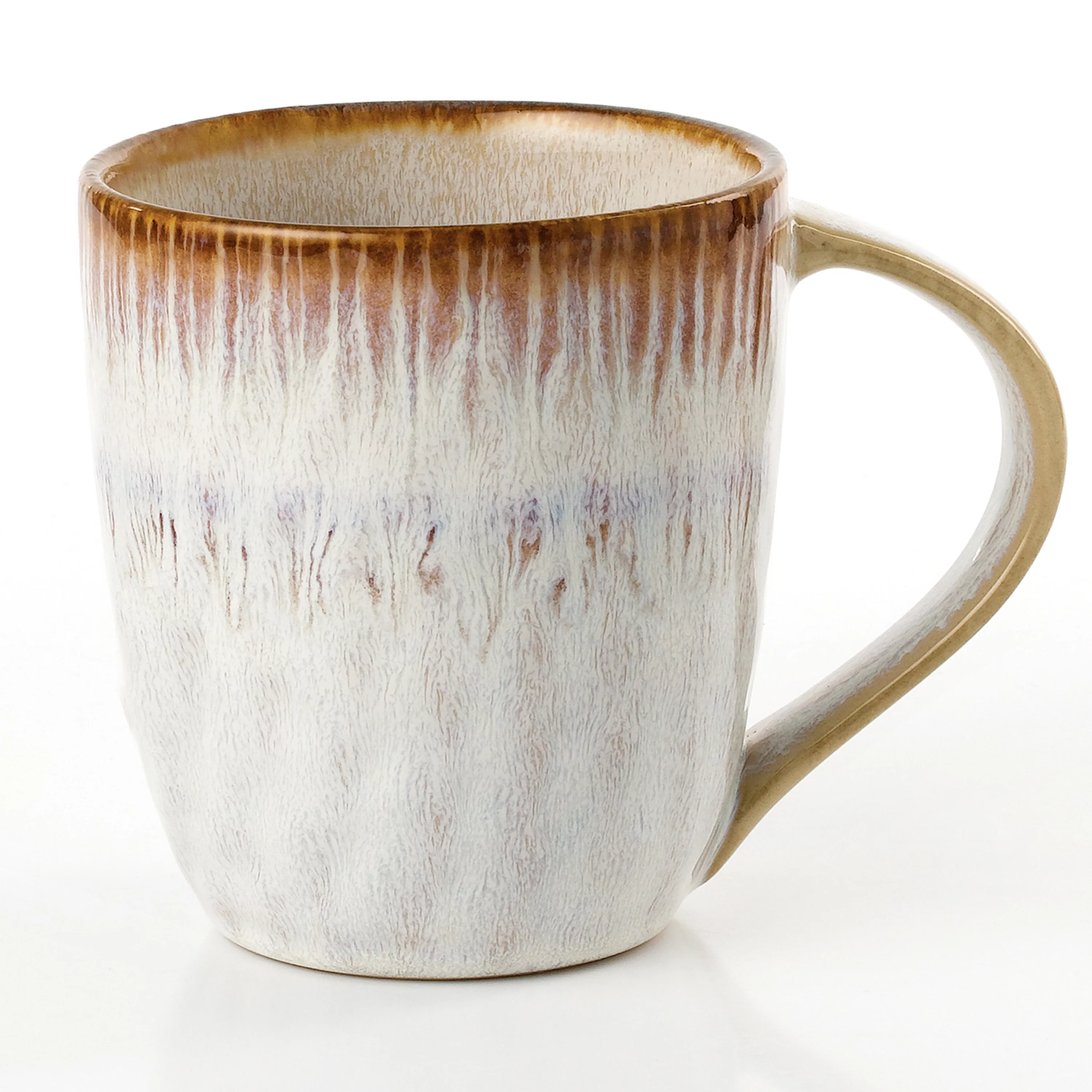 Lorren Home Trends 16 Piece Stoneware Set in Mocca Swirl