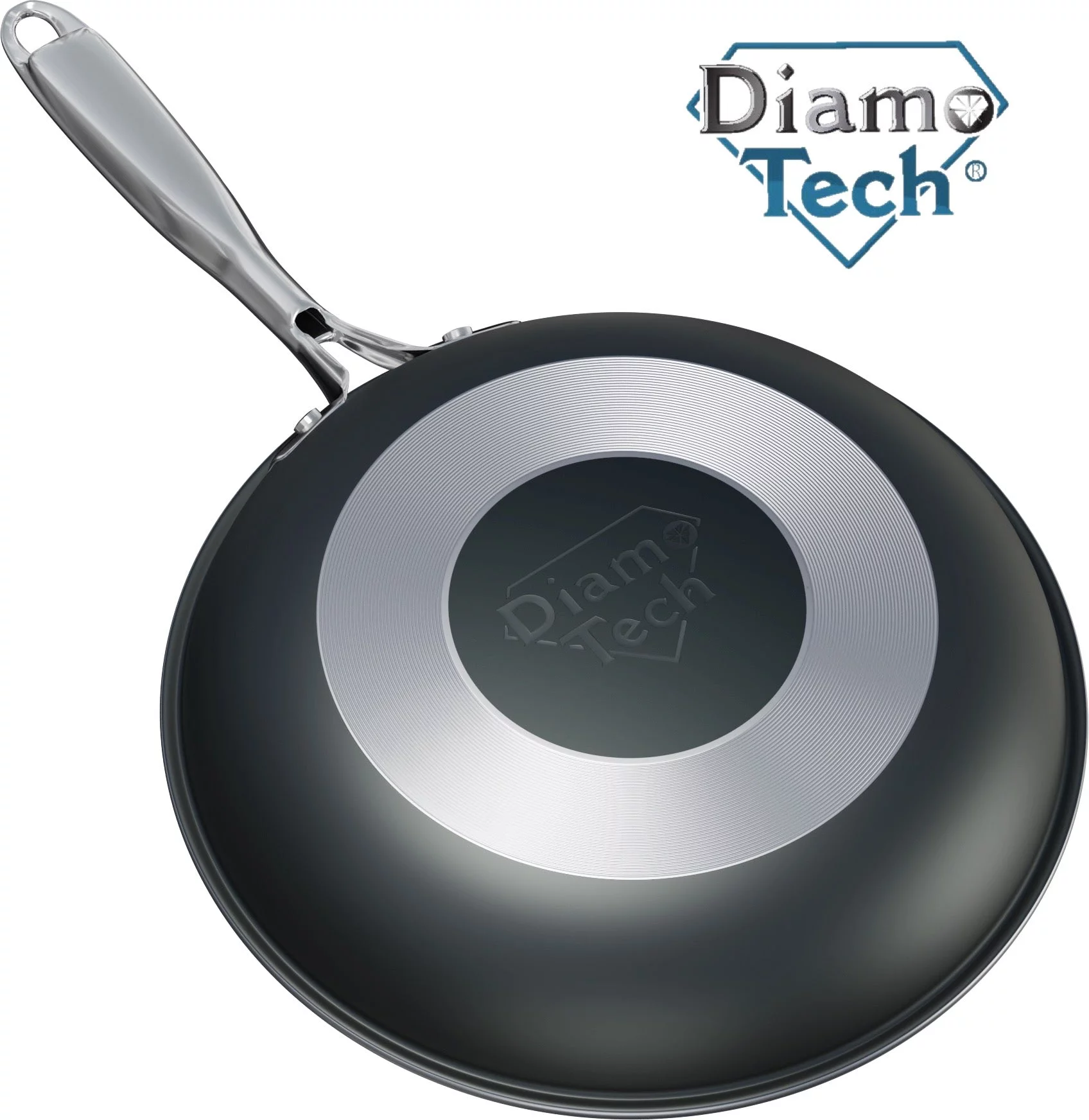 DiamoTech Toxin Free Ceramic Metal Utensil Oven Safe, 9.5 inch Fry Pan/Skillet