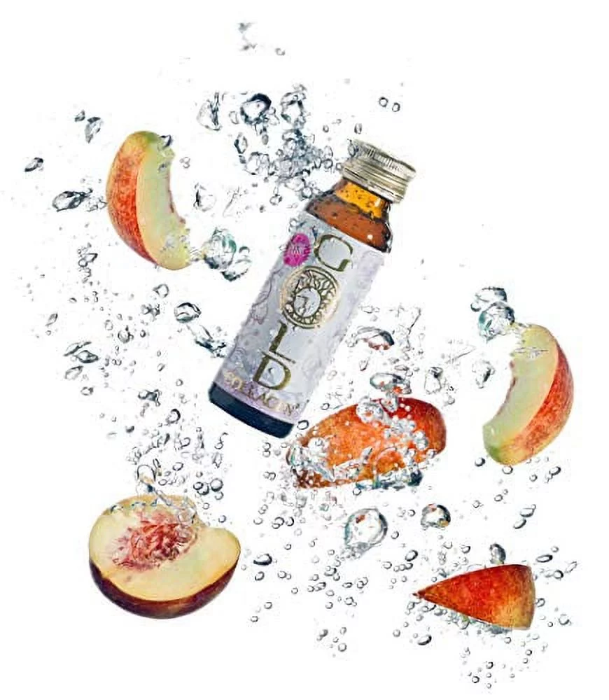 Pure Gold Collagen | The Original #1 Liquid Collagen Anti Aging Supplement | Hydrolyzed Marine Collagen Drink with Hyaluronic Acid, Borage Oil, Vitamins & Minerals for Hair Skin and Nails | 30 Day