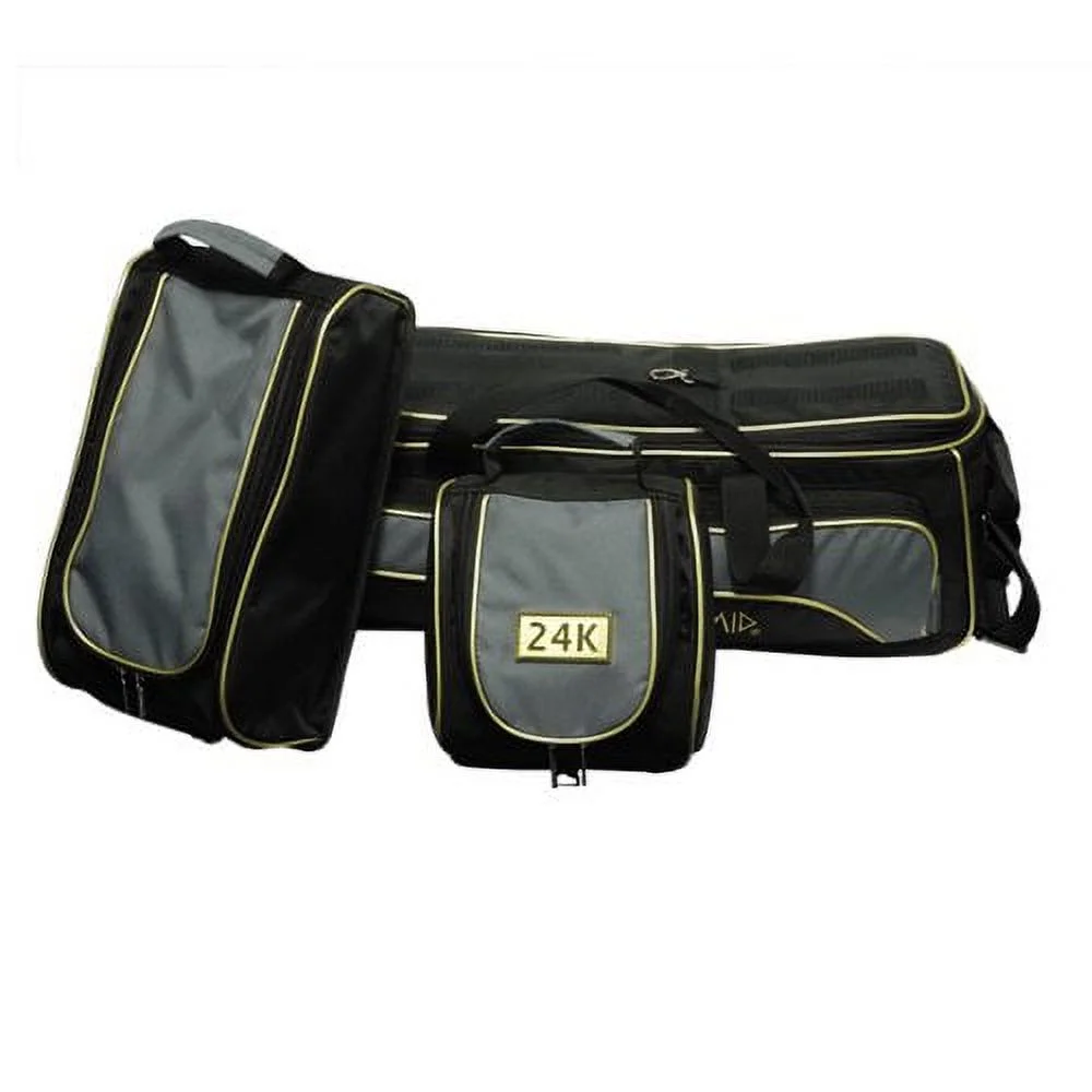 Pyramid Black and Gray Bowling Sports Equipment Tote Bag