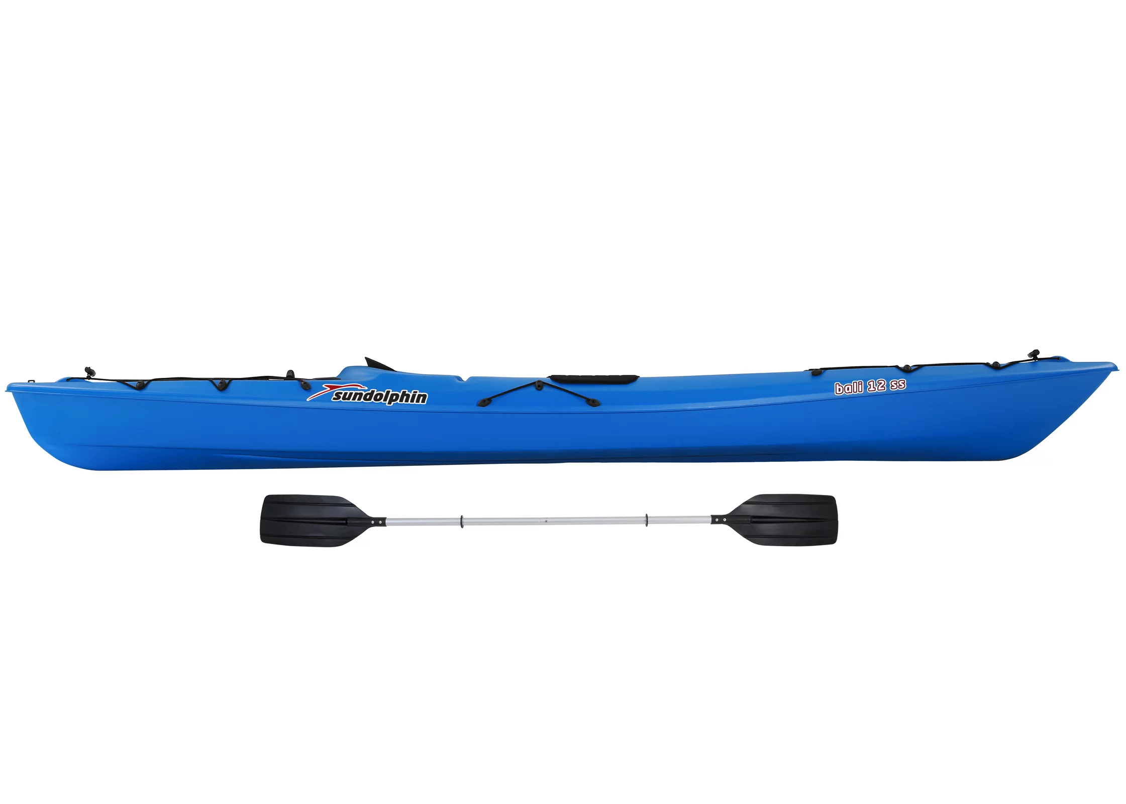 Sun Dolphin Bali 12' Sit-on Recreational Kayak Blue, Paddle Included