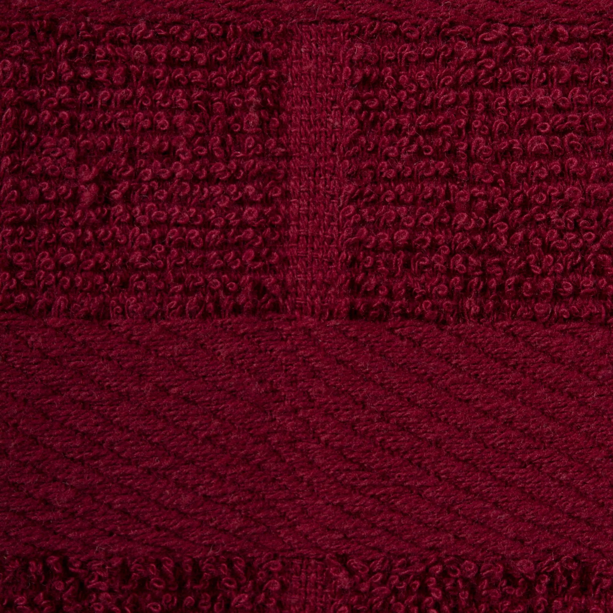 Contemporary Home Living Set of 4 Solid Wine Red Terry Dish Towel, 26