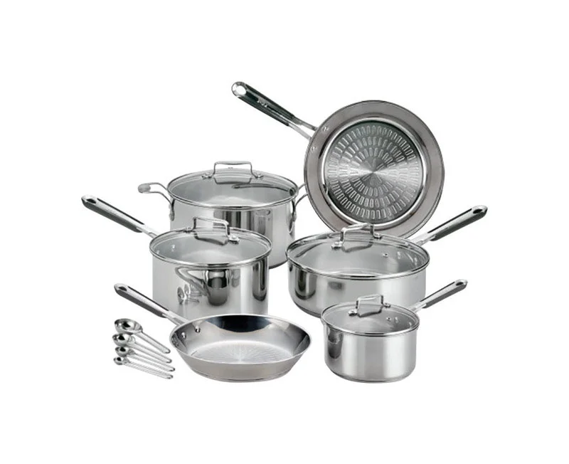 T-fal PerformaPro Stainless Steel Cookware Set Silver