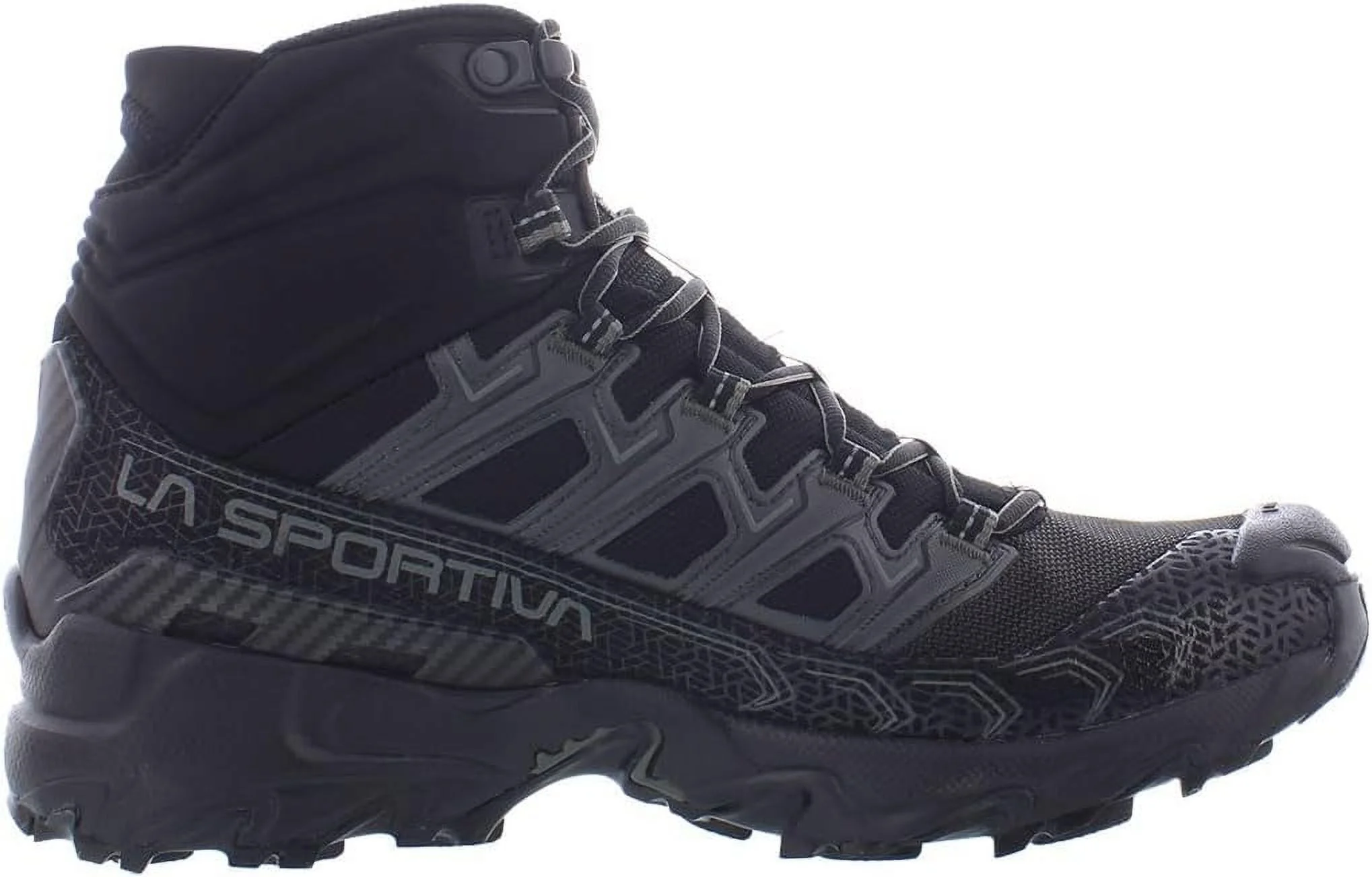 La Sportiva Mens Ultra Raptor II Mid GTX Wide Hiking Boots, Black/Clay, 10.5 Wide