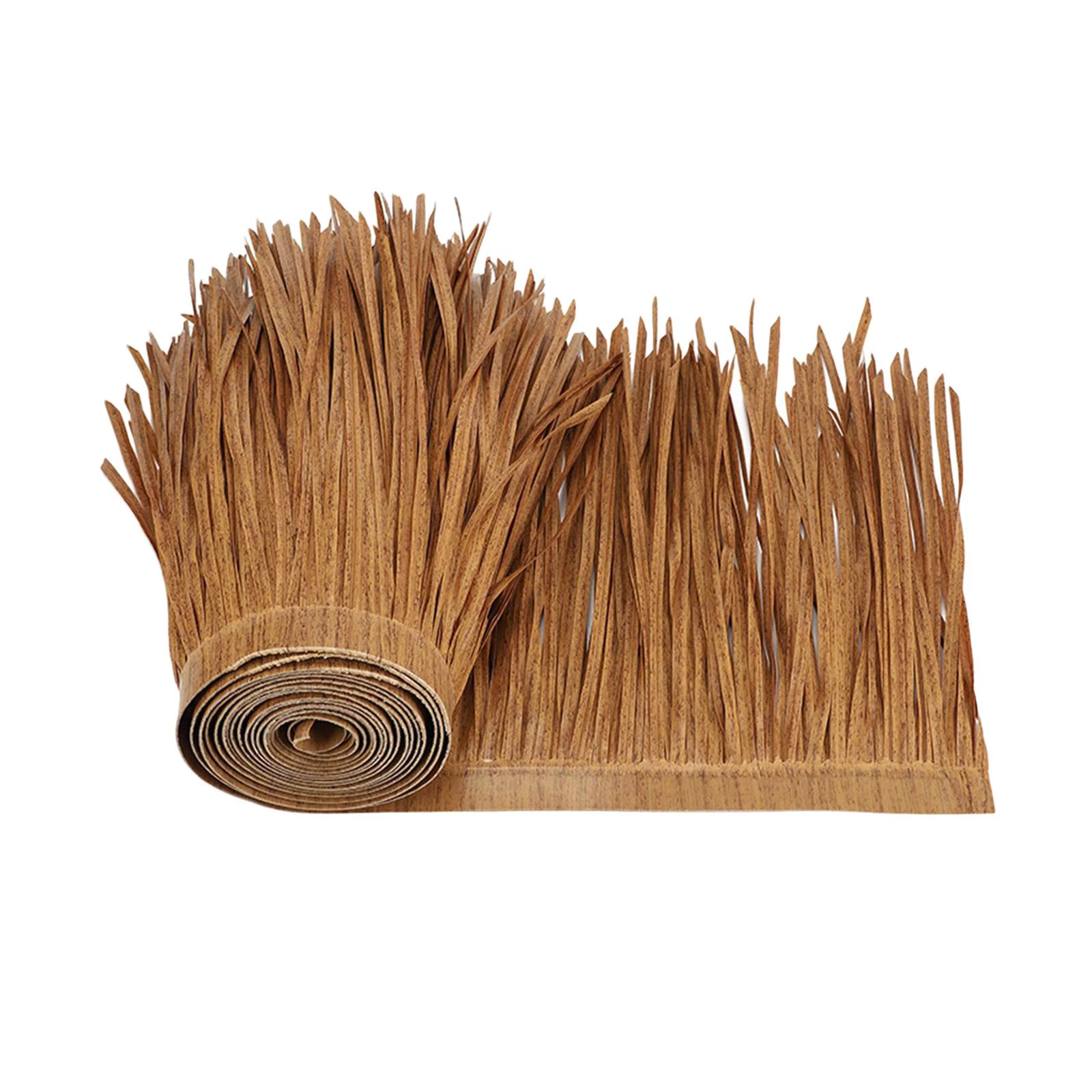 Straw Roof Thatch Fake Devices Panel Palm Thatch Roll for Patio Hut Bar A