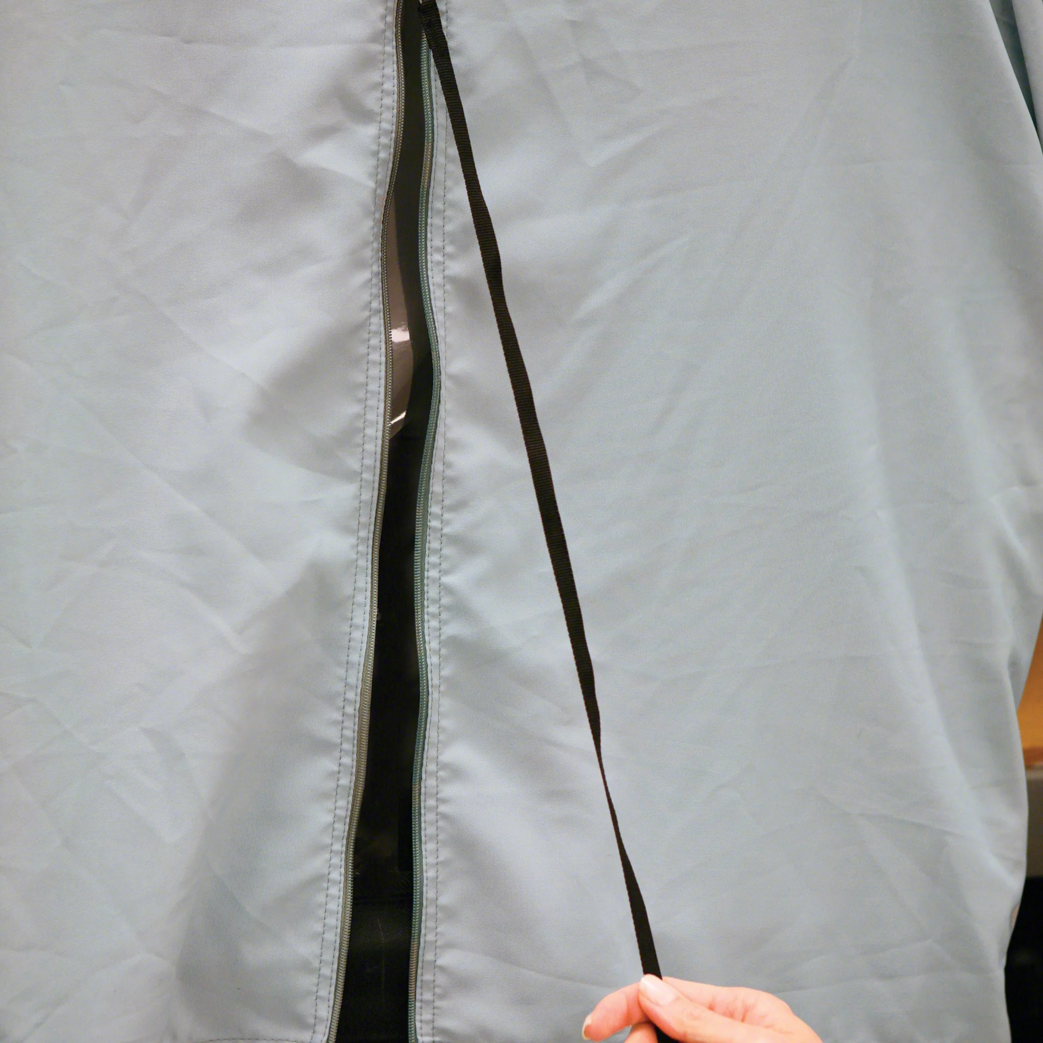 Classic Accessories OverDrive PermaPRO™ Folding Camping Travel Trailer Cover, Fits 14' - 16'L Trailers - Lightweight Ripstop and Water Repellent RV Cover, Grey