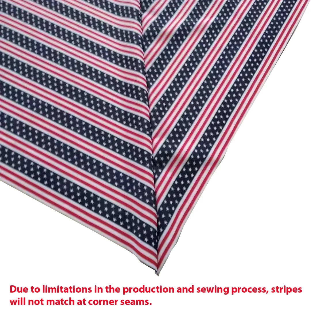 Garden Winds Signature Series 10 x 10 Two-Tiered Replacement Gazebo Canopy Top Cover- Americana