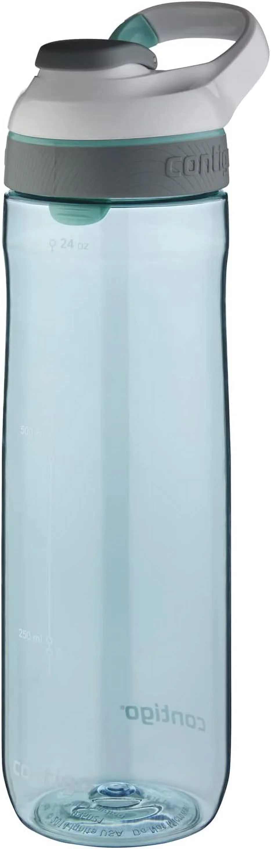 Contigo Autoseal Cortland Water Bottle, 24 Oz, Greyed Jade 24oz Grayed Jade Water Bottle