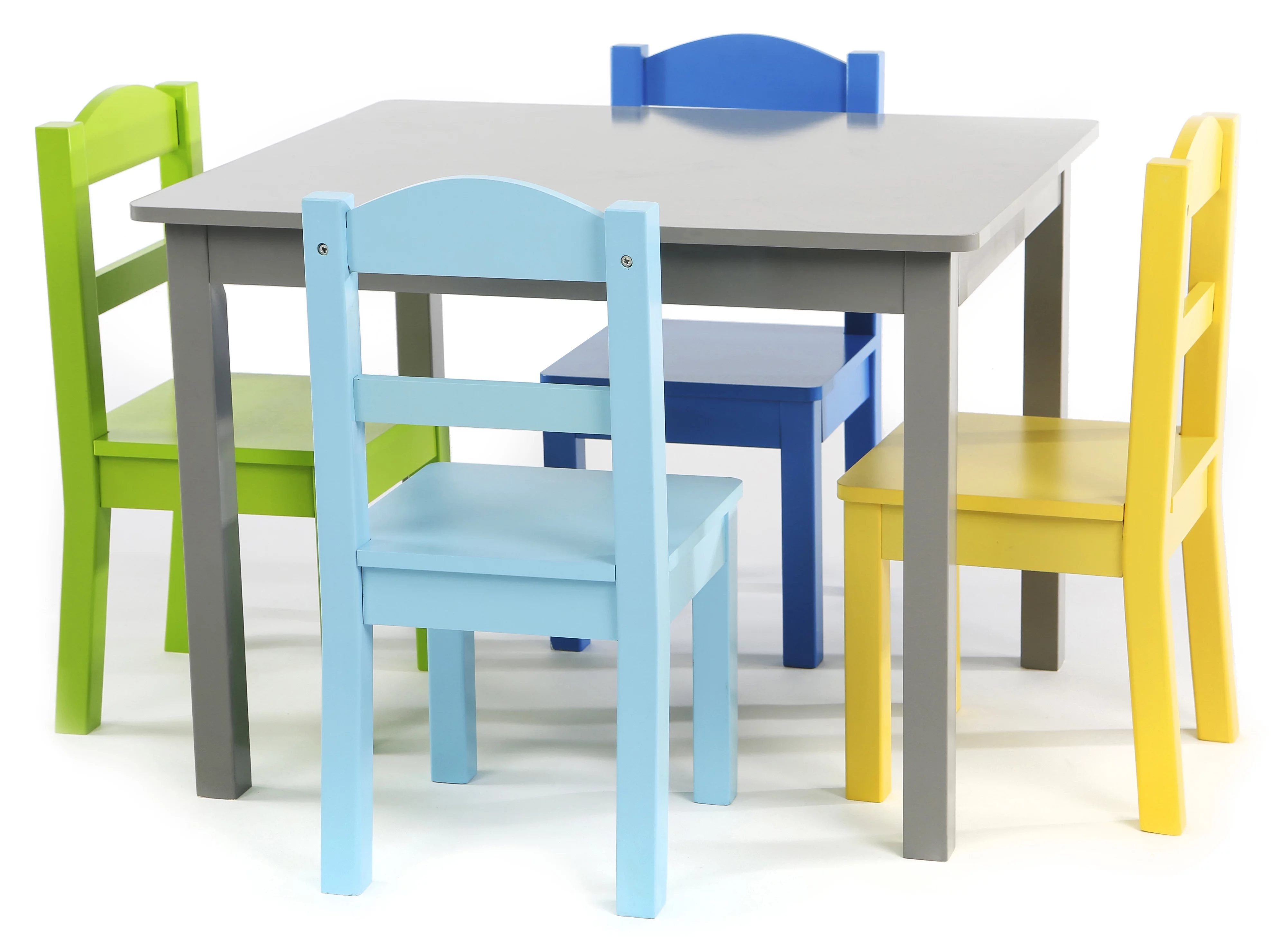 Tot Tutors Elements 5 Piece Kids Table and Chair Set