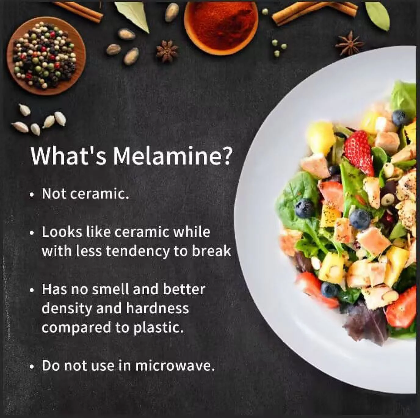 White Dinner Plates Set, 10in Dishes Set for Daily Use, Sets of 12