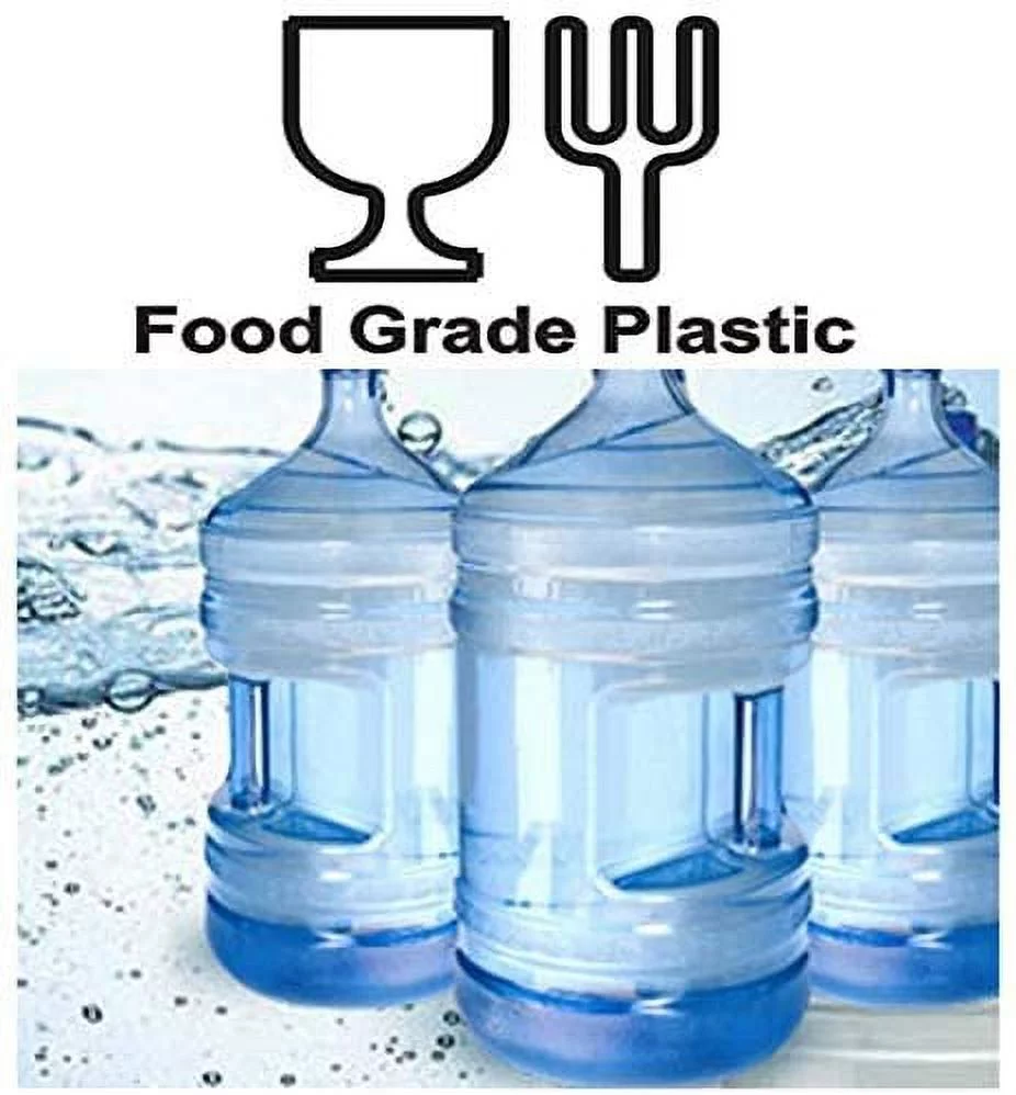 5 Gallon Vitrolero Jug with Lid - Aguas Frescas Plastic Water Container - Mexican Drink Dispenser - Ideal for Agua fresca and Juice - BPA Free