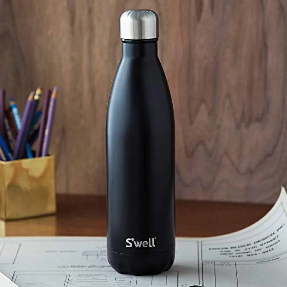 S'well Stainless Steel Water Bottle-25 Fl Oz-London Chimney-Triple-Layered Vacuum-Insulated Containers Keeps Drinks Cold for 48 Hours and Hot for 24-BPA-Free-Perfect for the Go, 25oz
