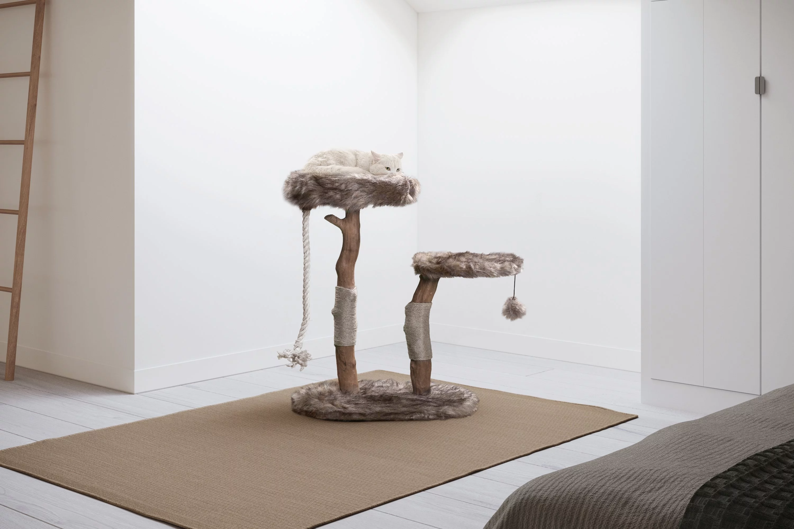 Mau Lifestyle Rizzo Cat Tree, Brown