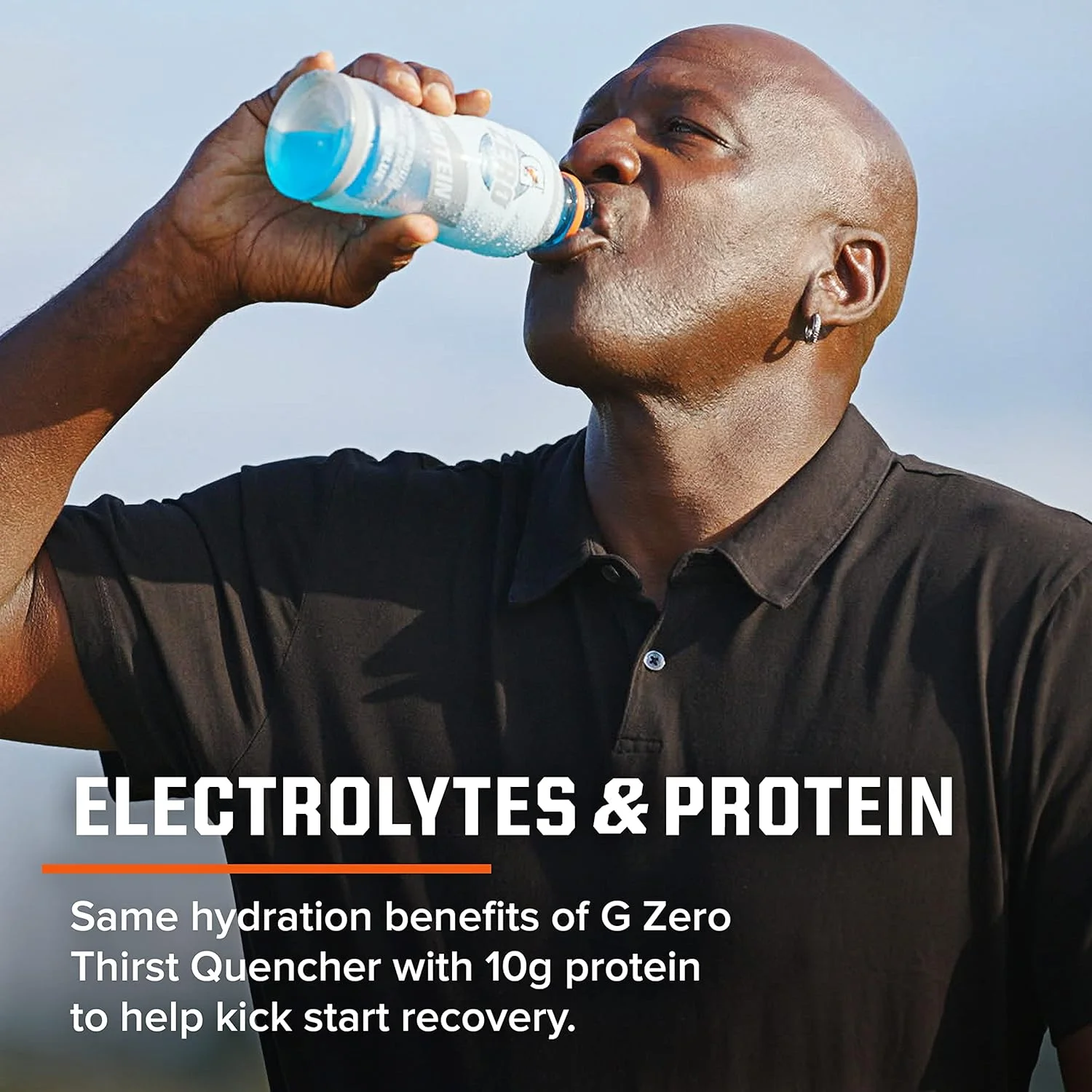 Gatorade Zero Sugar with Protein Variety Pack, 10g Whey Protein Sports Drink, 16.9 oz, 12 Pack Bottles