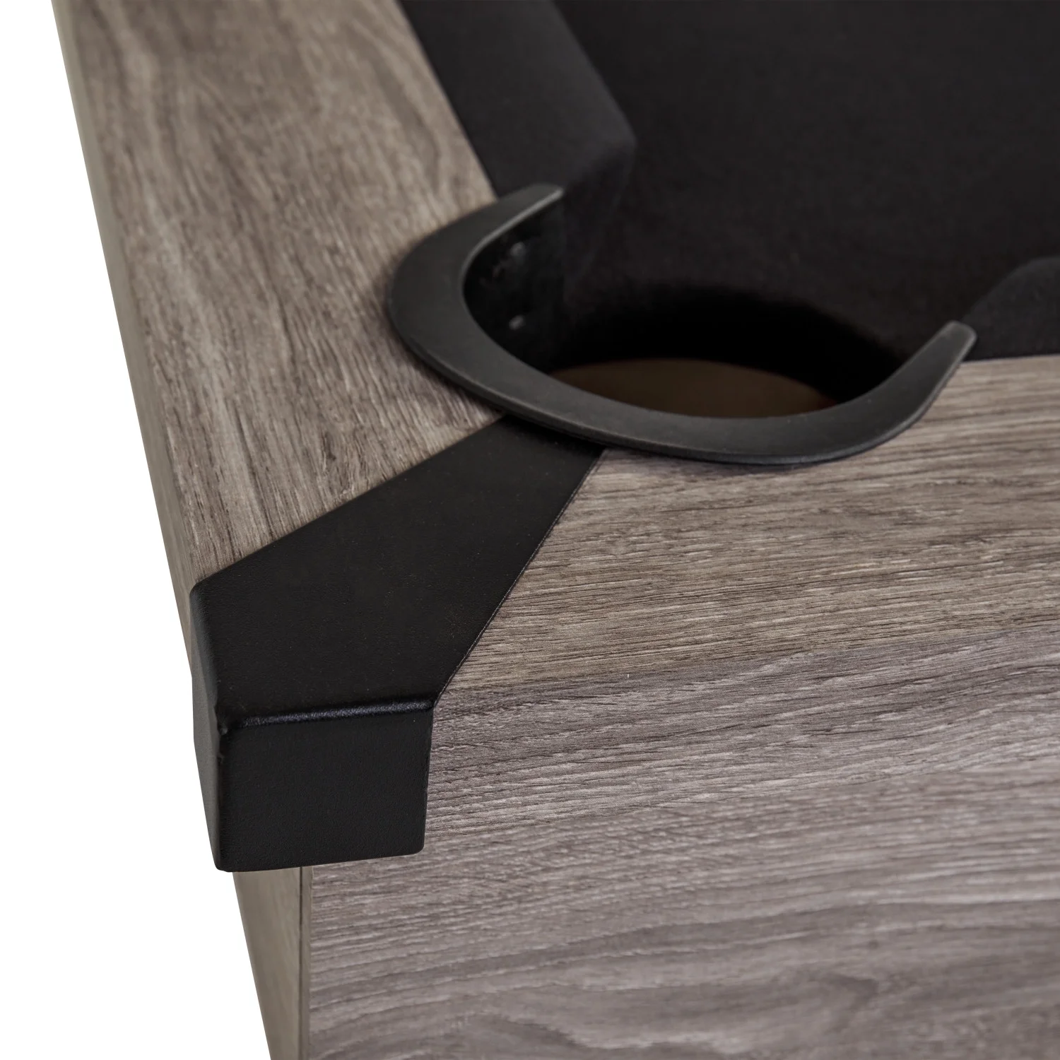 American Legend Kirkwood 90” Billiard Table with Rustic Finish, K-Shaped Legs and Black Cloth