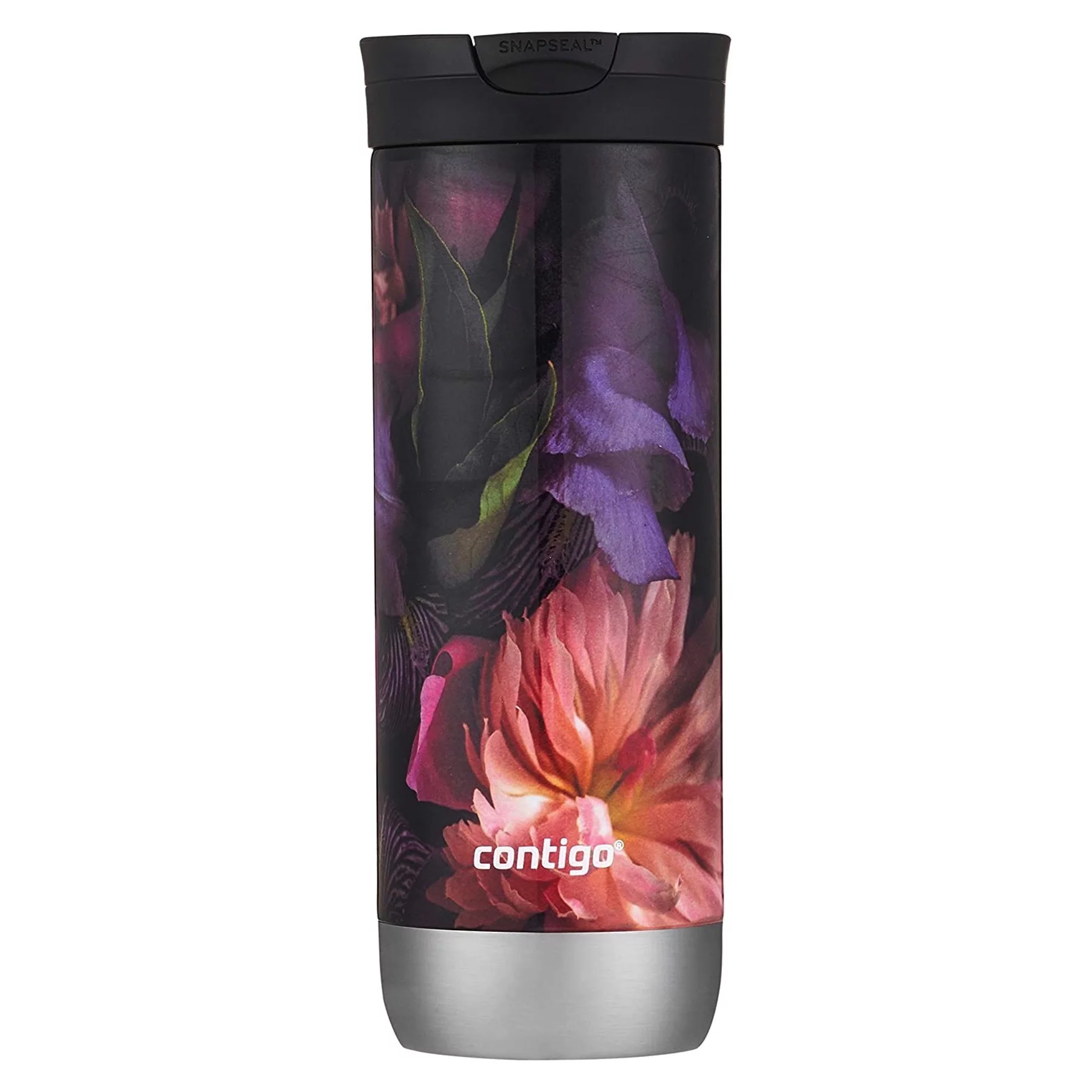 Contigo Couture HURON 2.0 20oz Insulated Travel Mug w/ SNAPSEAL Lid, Nightflower