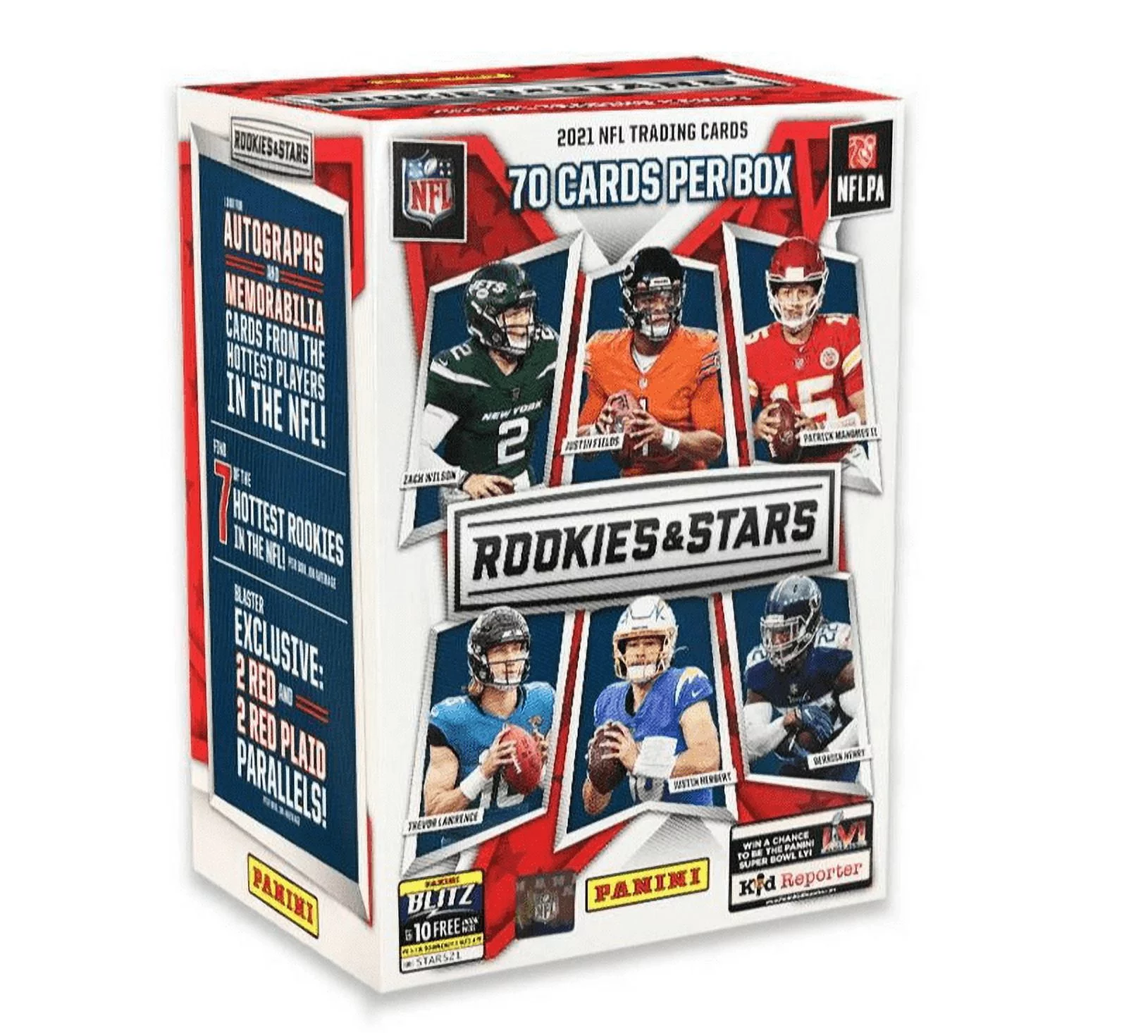 2021 Panini NFL Rookies and Stars Football Trading Card Blaster Box
