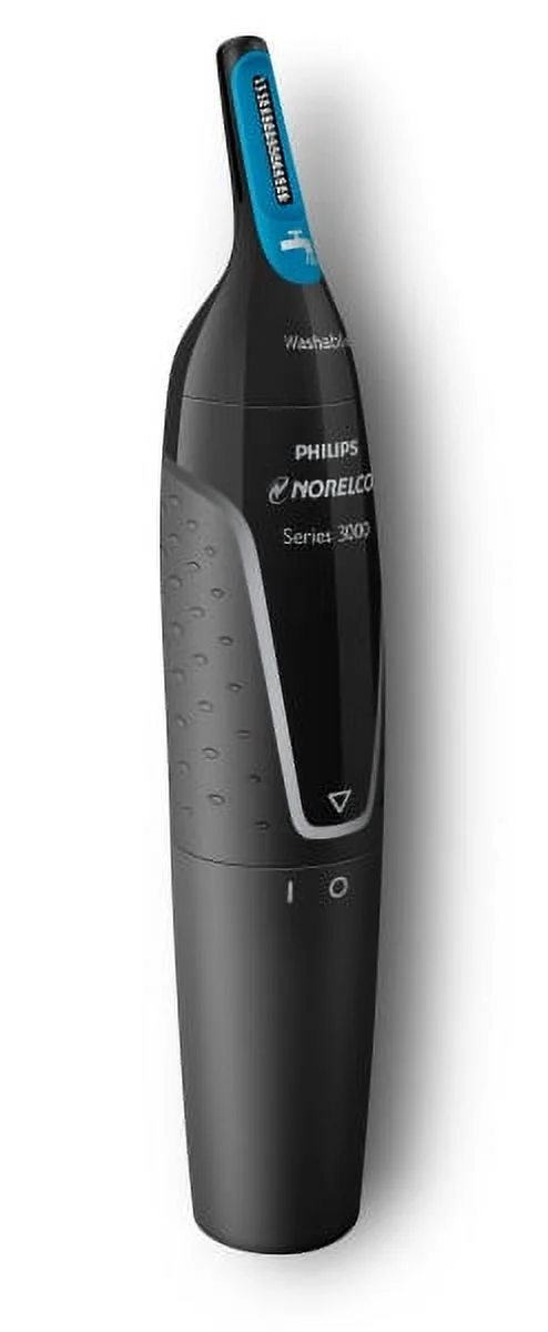 Philips Norelco Nose trimmer 3000, NT3000/49, with 6 pieces for nose, ears and eyebrows