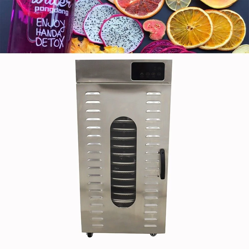 PreAsion 16 Layer Rotary Dryer Machine Fruit and Vegetable Dryer Food Dryer Pet Freeze-drying Machine110V