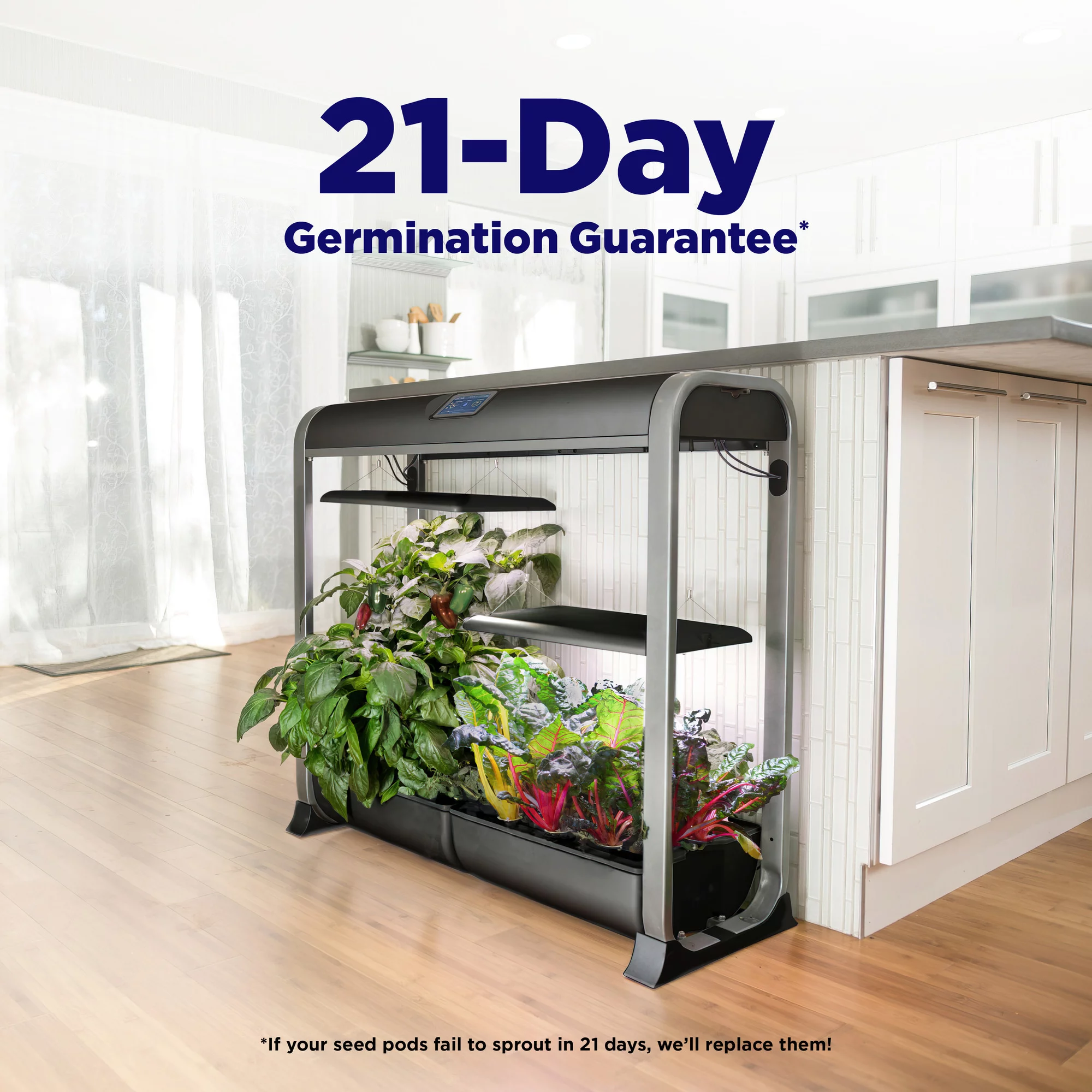 AeroGarden Farm 24Plus with Salad Bar Seed Pod Kit, Black