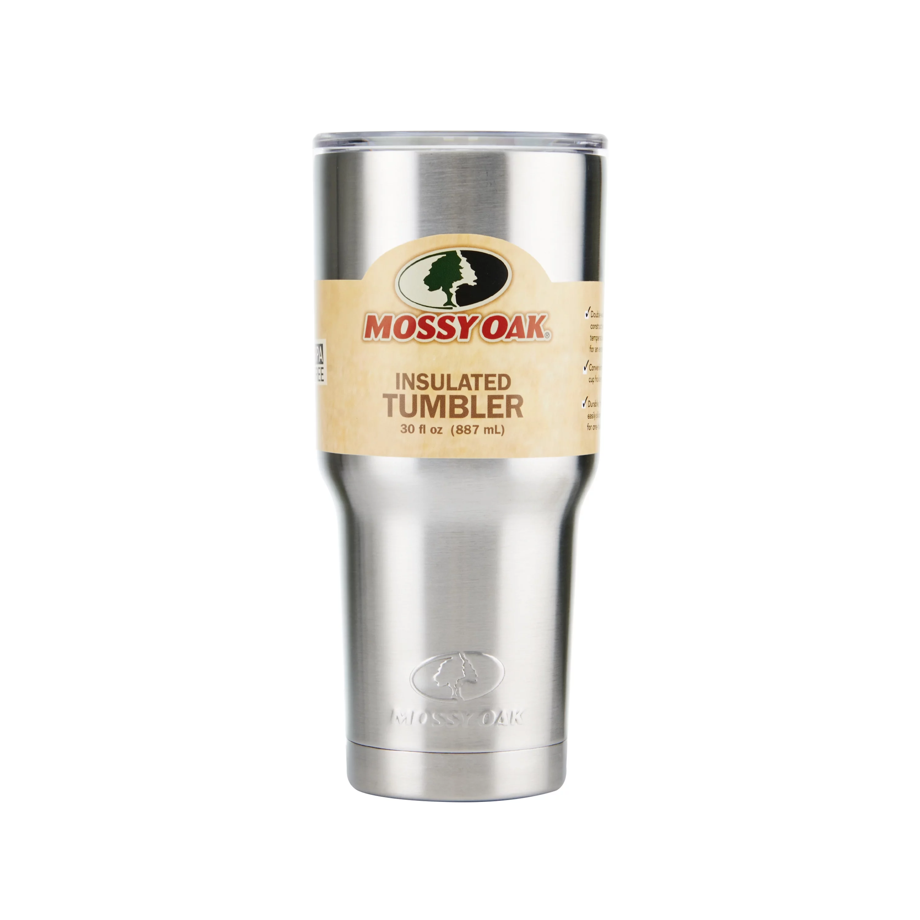 Mossy Oak 30 Ounce Double Wall Stainless Steel Tumbler