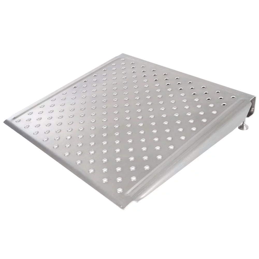 Silver Spring 6in High Aluminum Adjustable Threshold Ramp - 36in L x 36in W