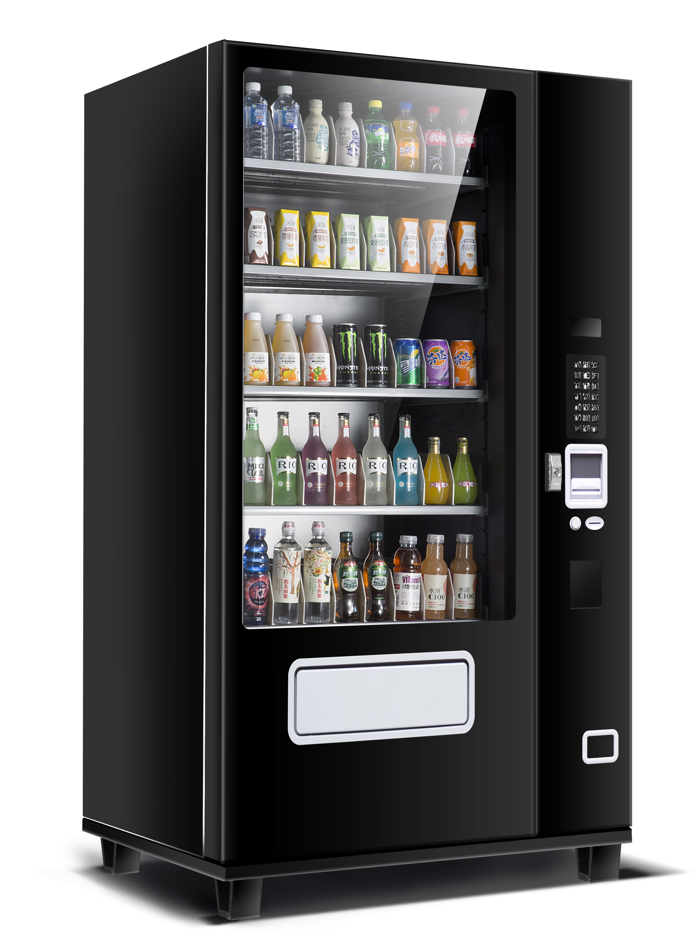 EPEX D540 Large Refrigerated Beverage Drink Vending Machine with Elevator Delivery