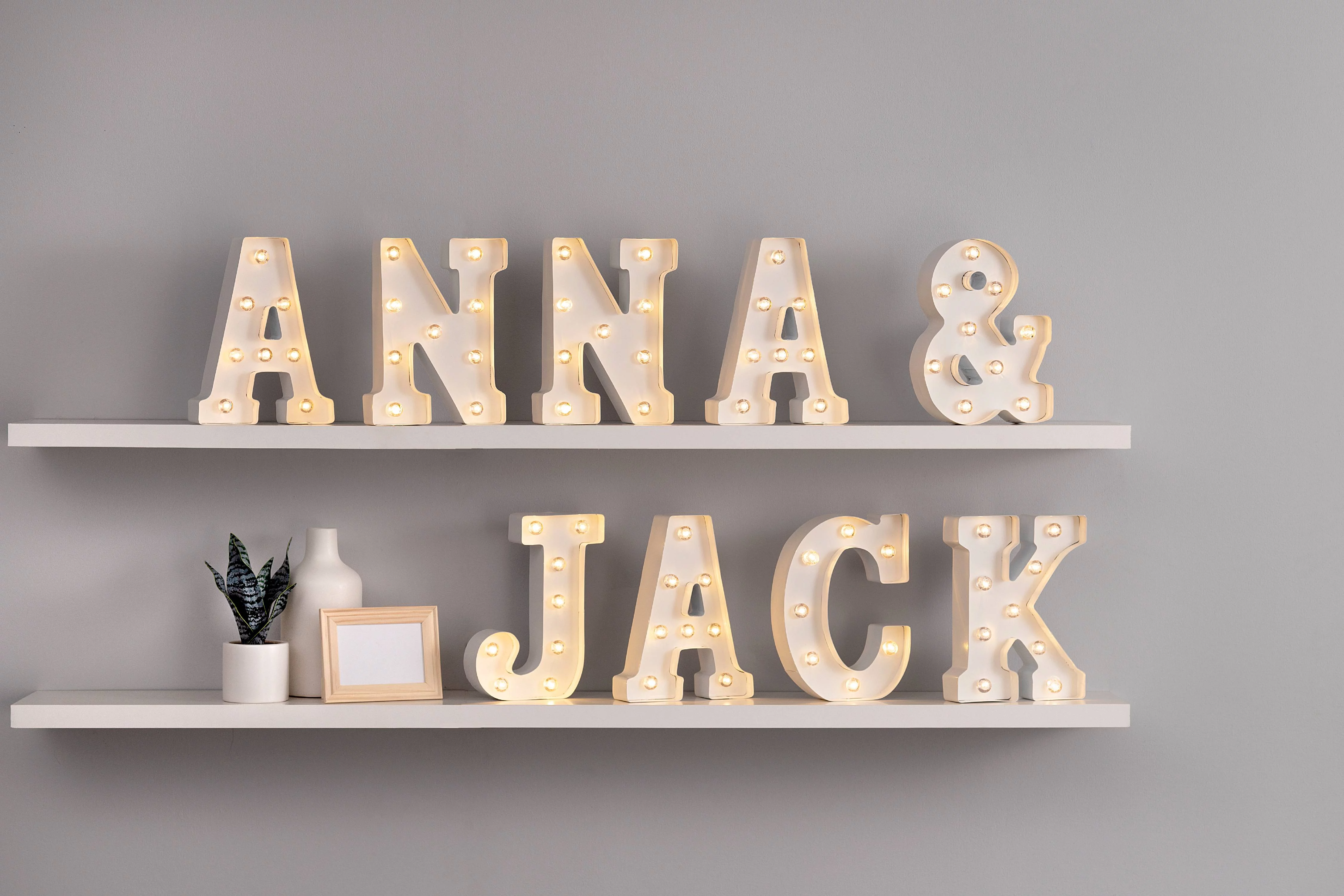 Darice White Light Up Marquee Letter A, 9.875 inches