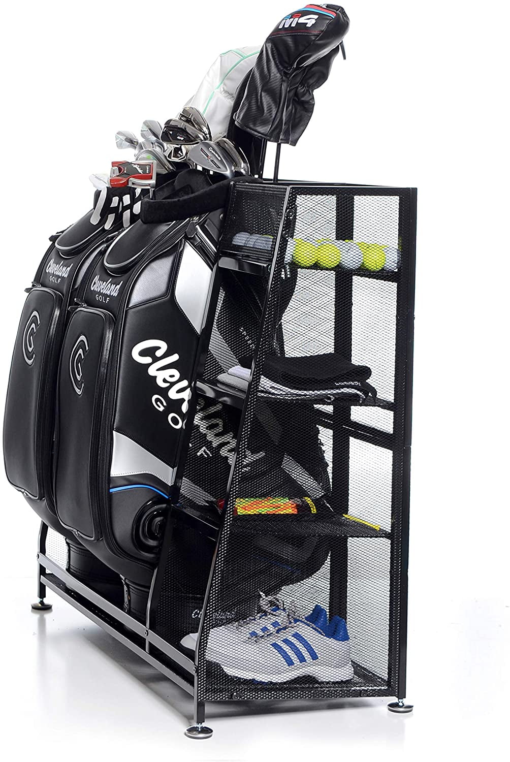 Milliard Golf Organizer - Extra Large Size - Fit 2 Golf Bags and Other Golfing Equipment and Accessories in This Handy Storage Rack - Great Gift Item
