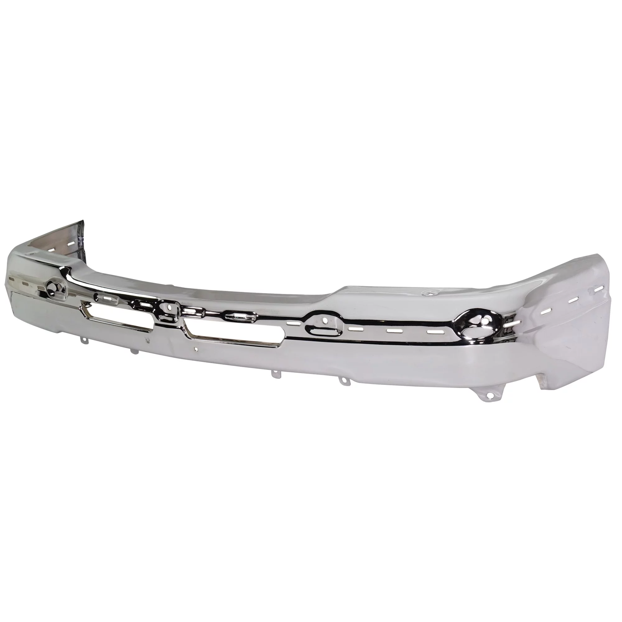 Bumper Compatible with CHEVROLET AVALANCHE 2002-2006/SILVERADO 2003-2006 Face Bar Chrome with License Plate Hole Includes 2007 Classic