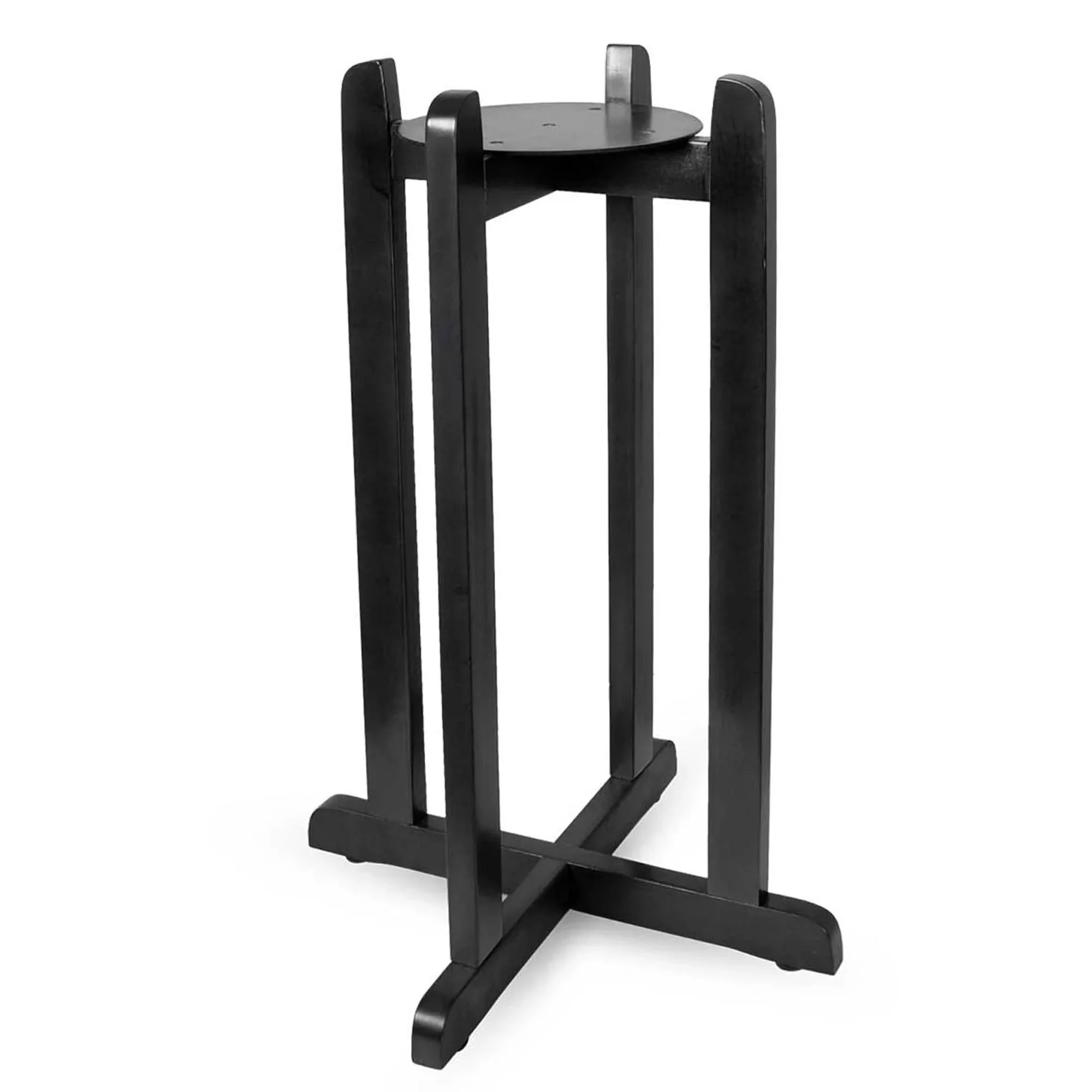 27 Inch Solid Wood Stand for 1 -5 Gallon Water Bottles & Crocks Black