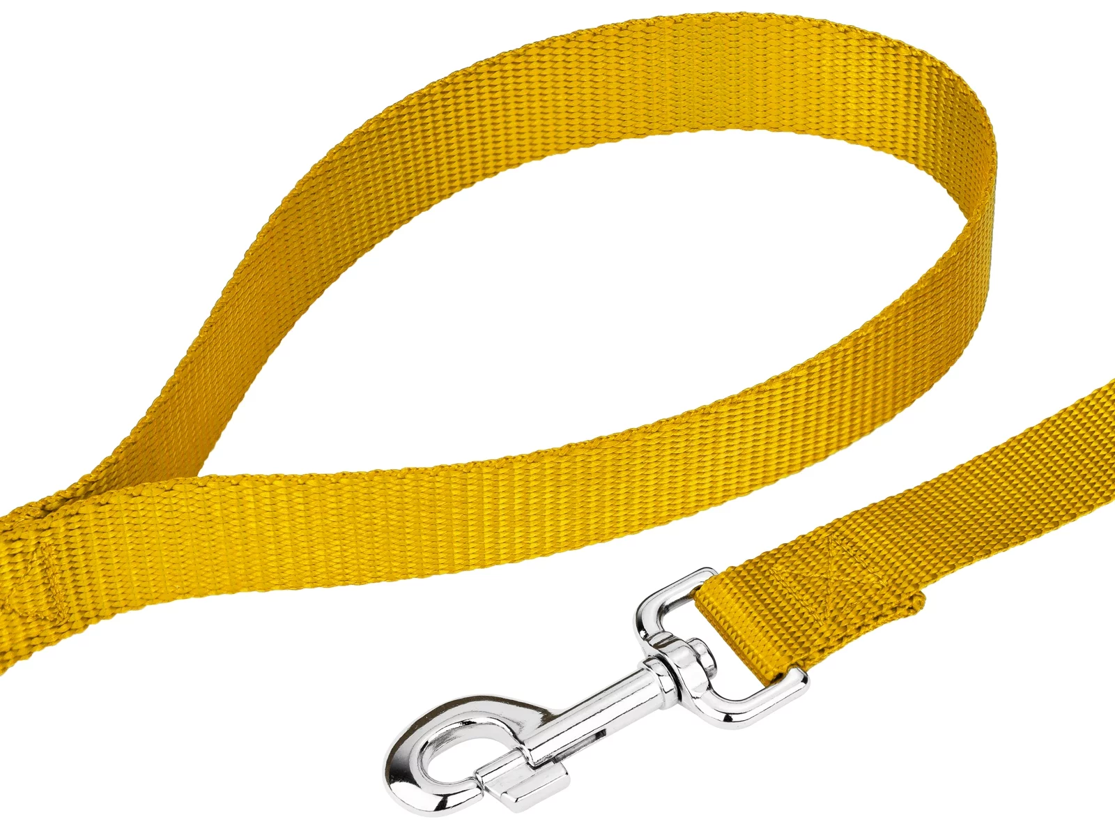 Country Brook Petz® 5/8 inch Nylon Dog Leash - Gold, 6 Foot