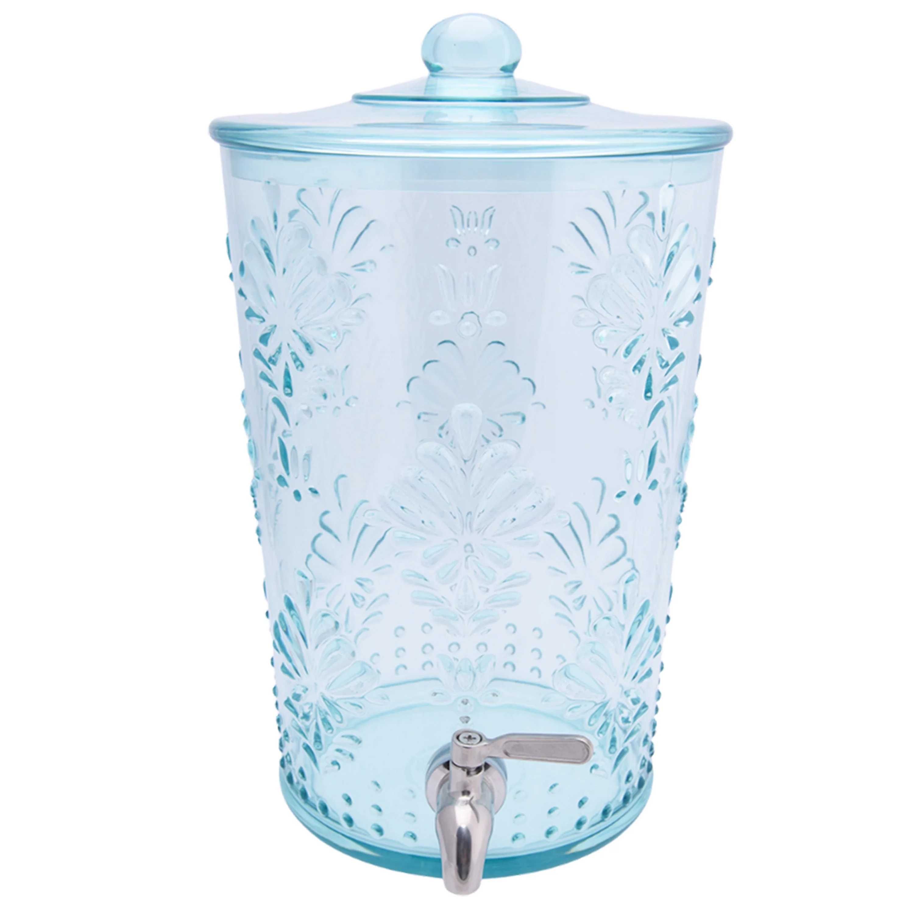 The Pioneer Woman Sunny Days 2-Gallon Acrylic Beverage Dispenser, Teal