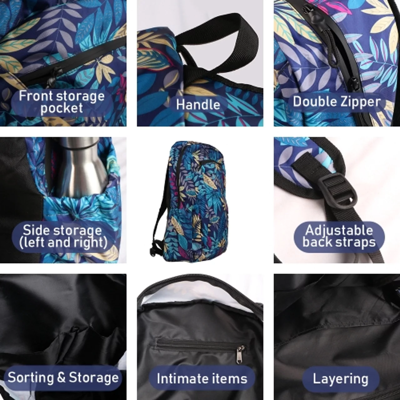 40L Waterproof Lightweight Packable Hiking Camping Laptop Backpack Travel Daypack for Men Women