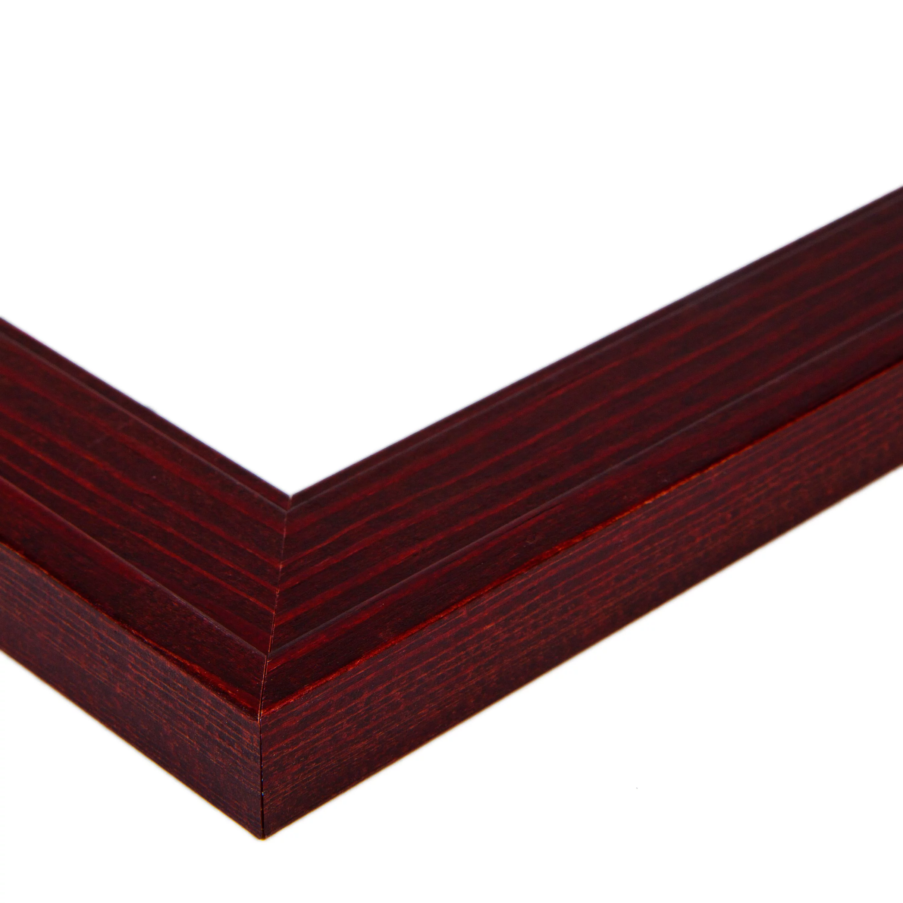 ArtToFrames 10x20 Inch Windsor Mahogany Picture Frame, This Brown MDF Poster Frame is Great for Your Art or Photos, Comes with Regular Glass (4684)