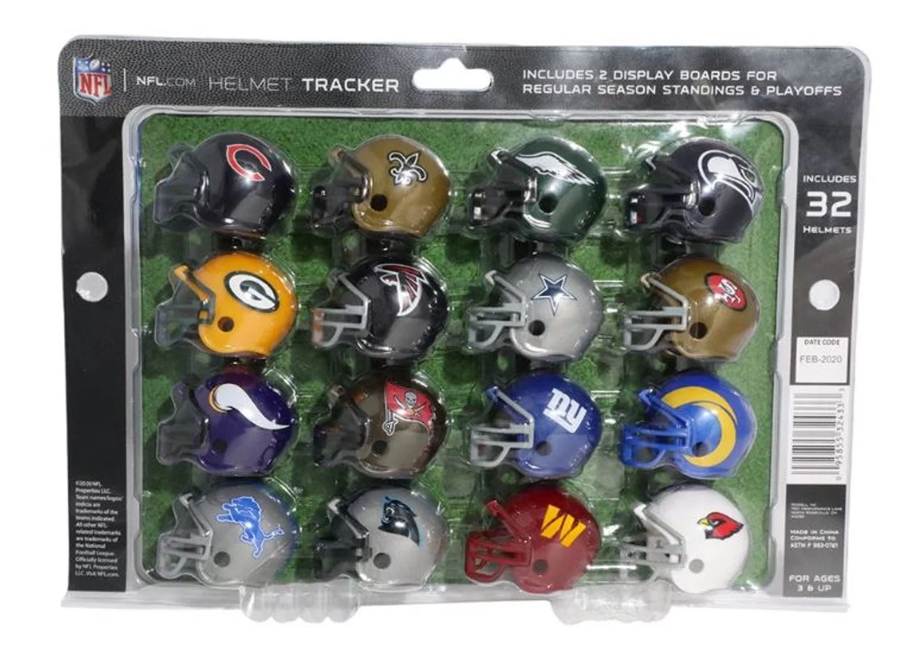 Riddell NFL Mini Helmet Tracker Set