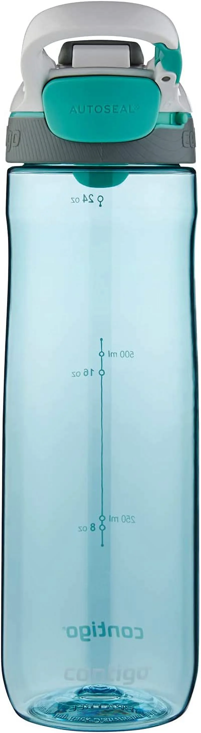 Contigo Autoseal Cortland Water Bottle, 24 Oz, Greyed Jade 24oz Grayed Jade Water Bottle