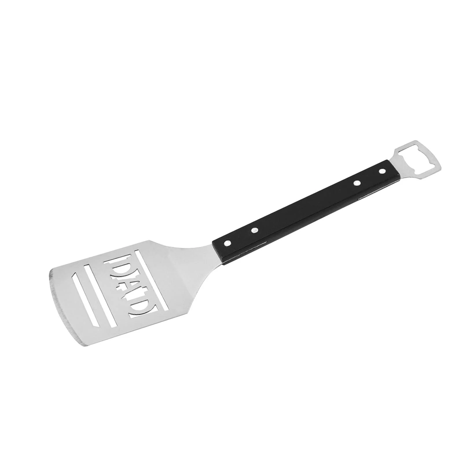 perfk BBQ Spatula Nice Dad Birthday Gift Grilling Accessories for Cooking Bread Salad black