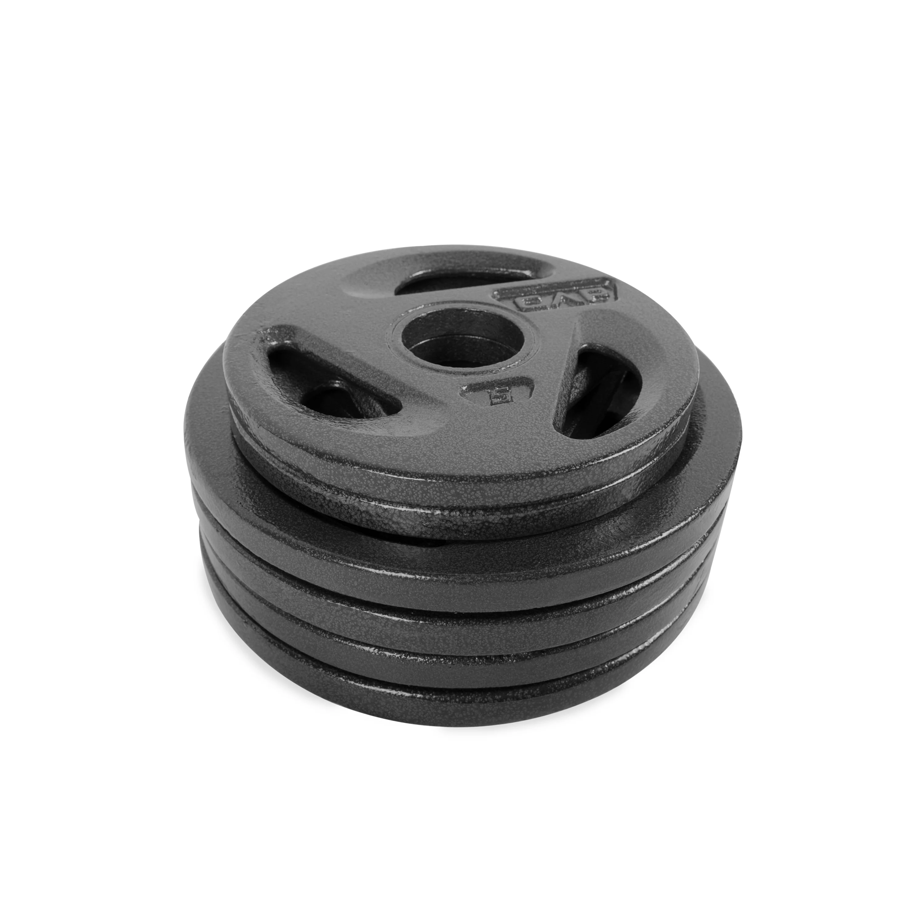 CAP Barbell 50 Lbs. Olympic Grip Plate Weight Set (Fits on 2 In. bars) 6 Plates