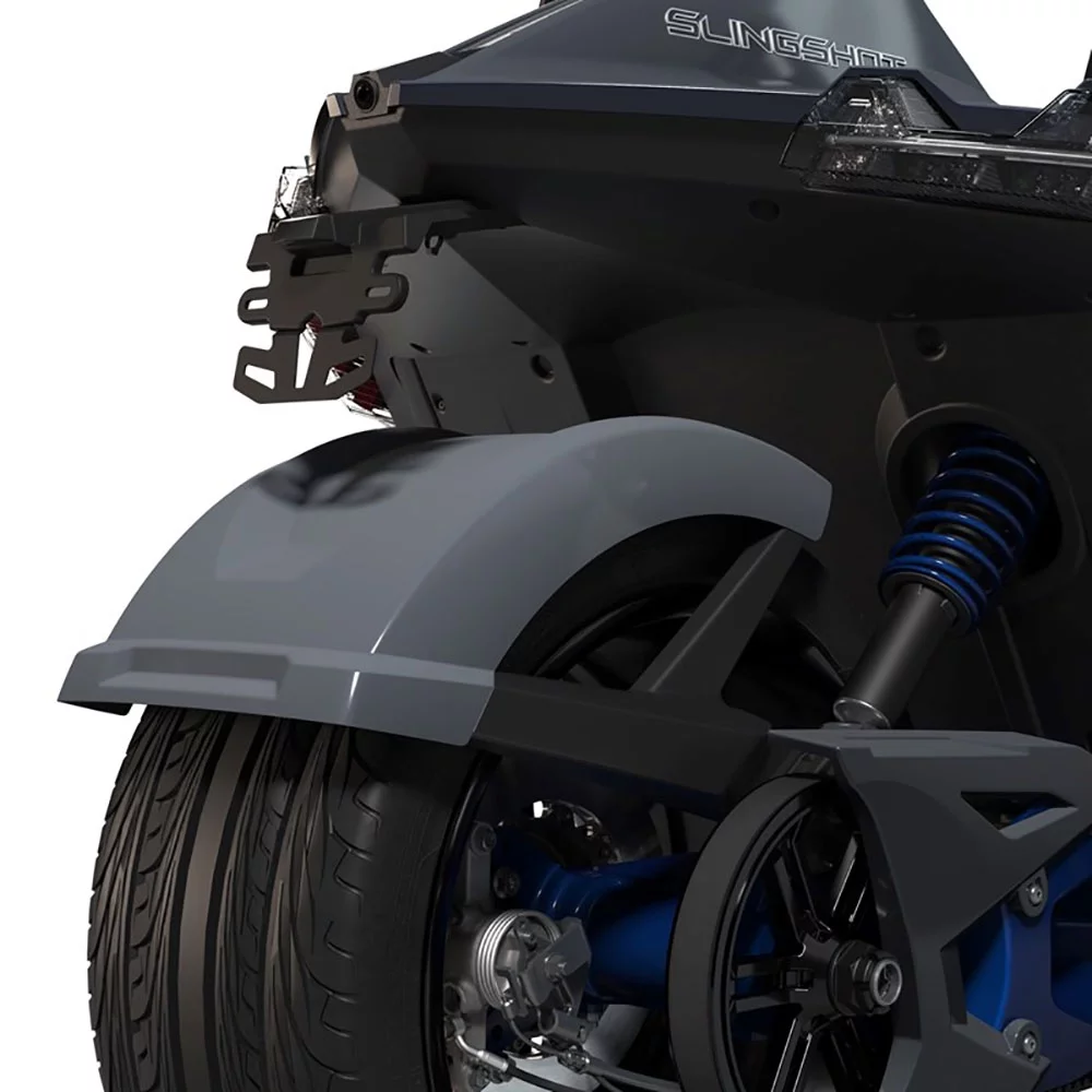 Slingshot 2883847-834 Polaris Stealth Gray Azure Crystal Rear 305mm Fender 2020-2021 SL R
