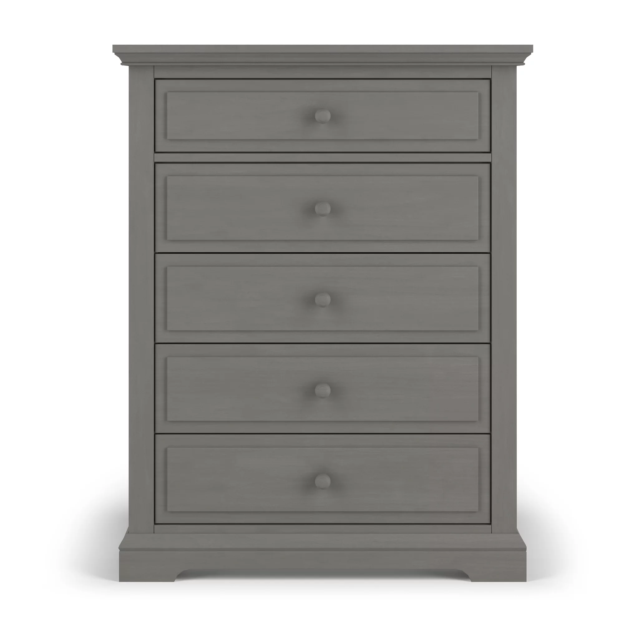 Jordyn Select 5 Drawer Chest, Lunar Gray