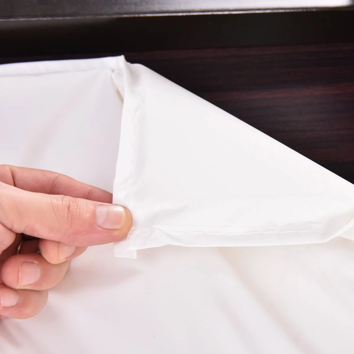 Baby Changing Table, Infant Diaper Changing Table Organization, Newborn Nursery Station with Pad, Sleigh Style Nursery Dresser Changing Table with Hamper/ 2 Fixed Shelves (Espresso)