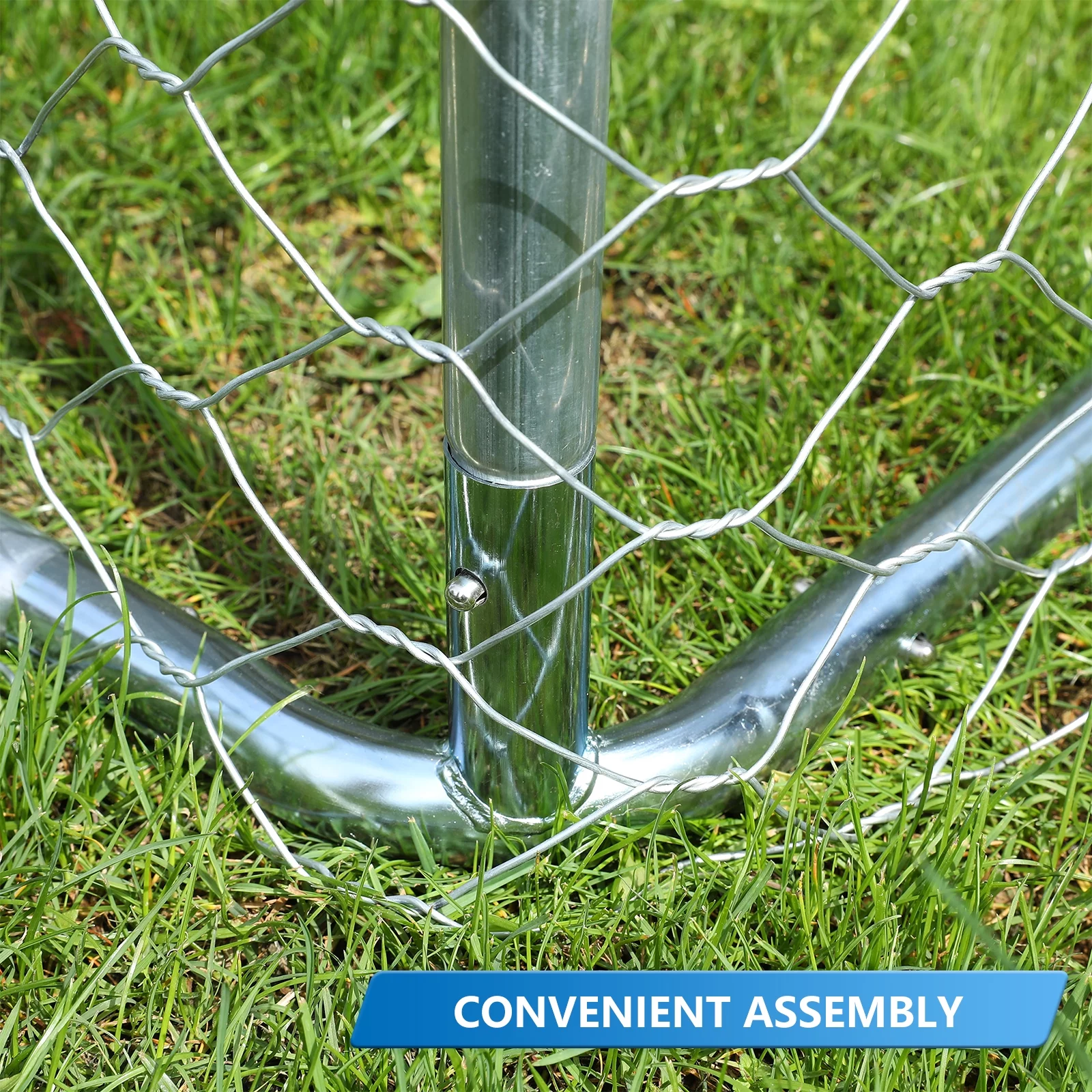 Outside Dog Kennels Playpen for Dogs Outdoor Dog Fence with Water-Roof Cover for Backyard Dog Run House