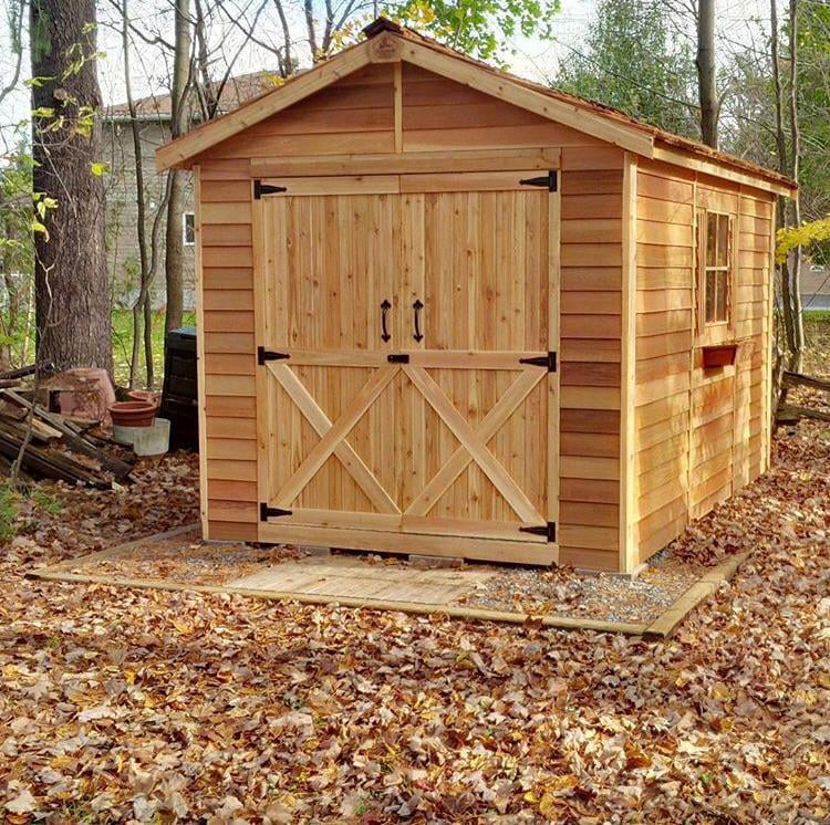 Cedarshed Rancher Storage Shed in 10 Sizes