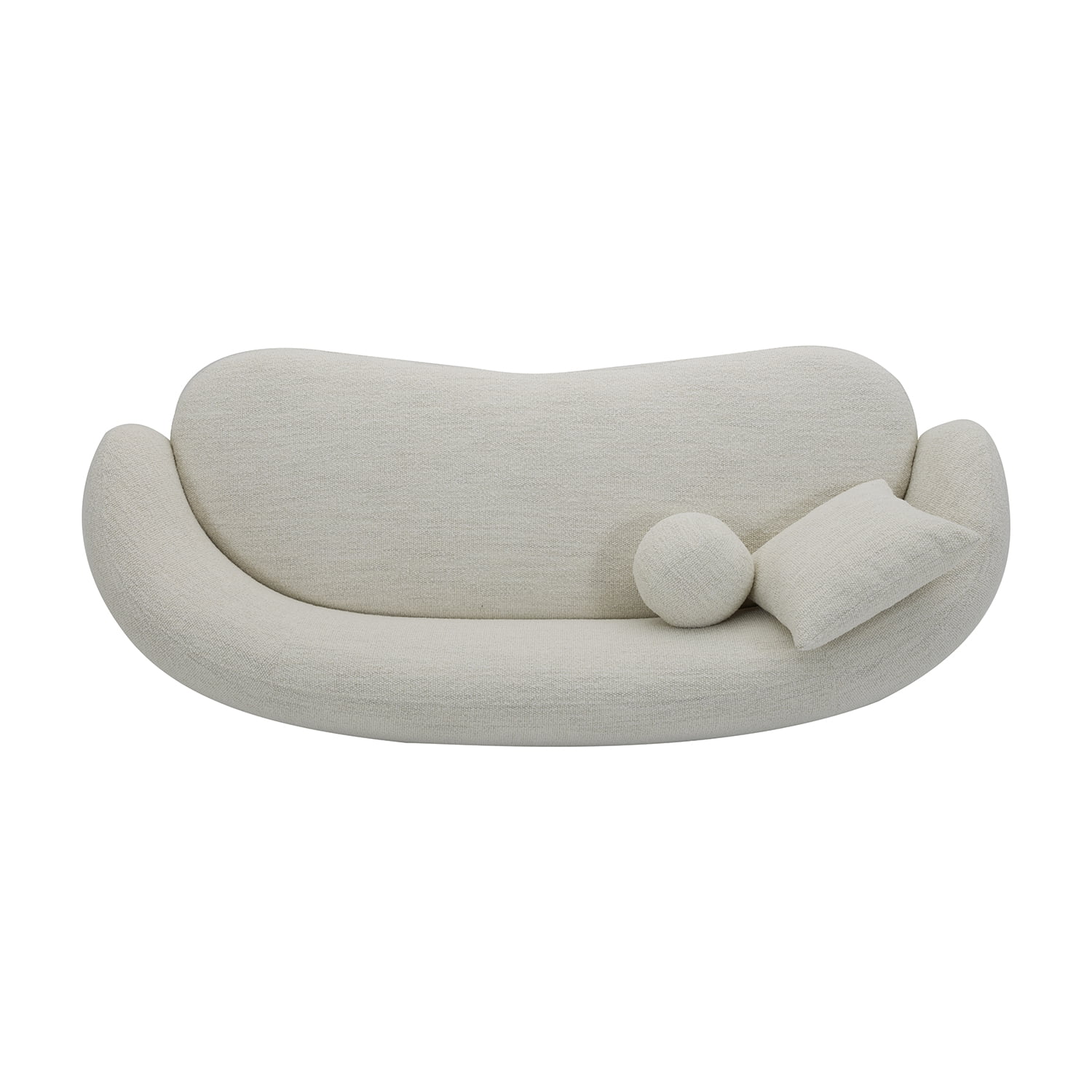 Better Homes & Gardens Juliet Curved Sofa, Ivory